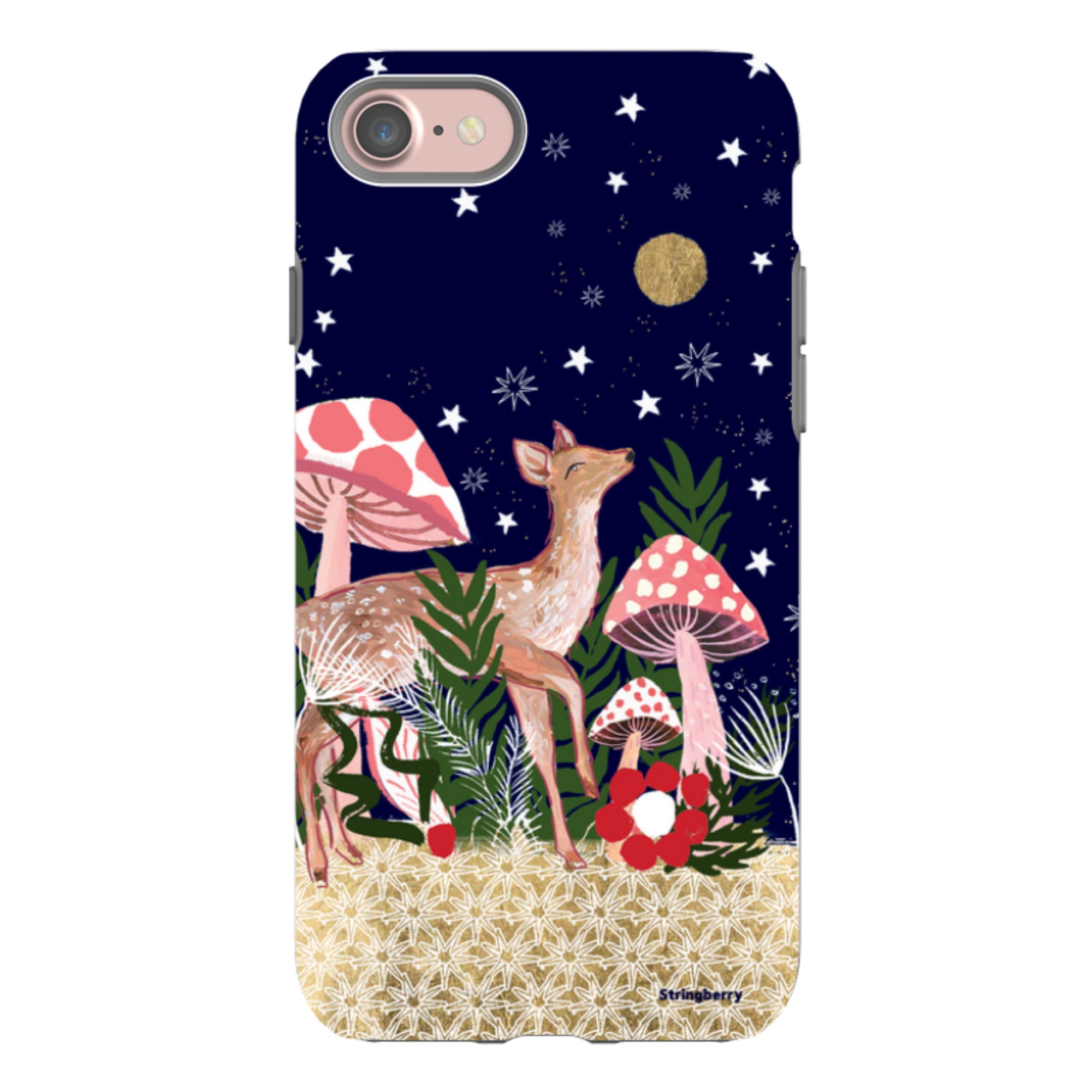 iPhone Tough Case - Deer By Emma Frances Grant