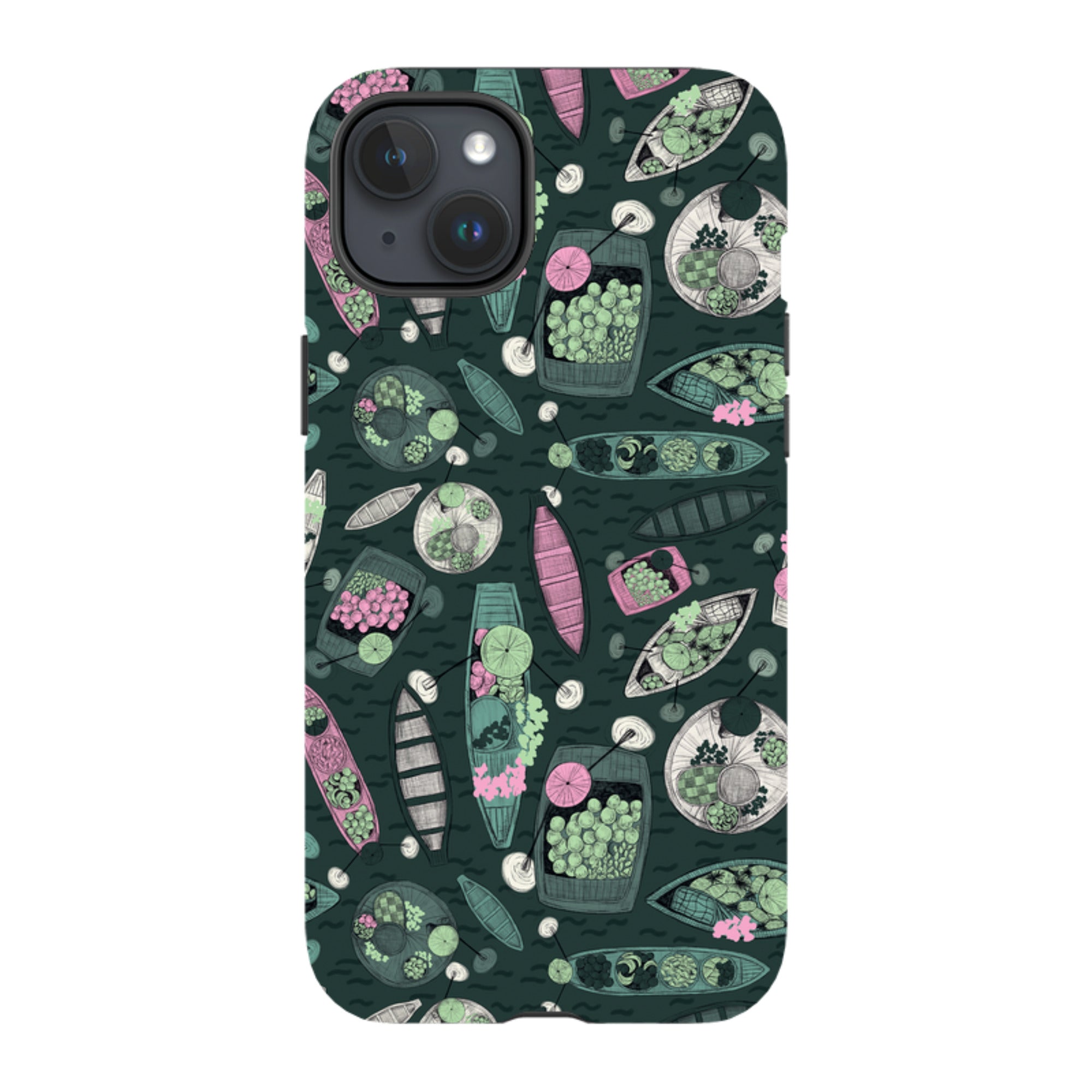 iPhone Tough Case - Floating Markets A By Jade Mosinski