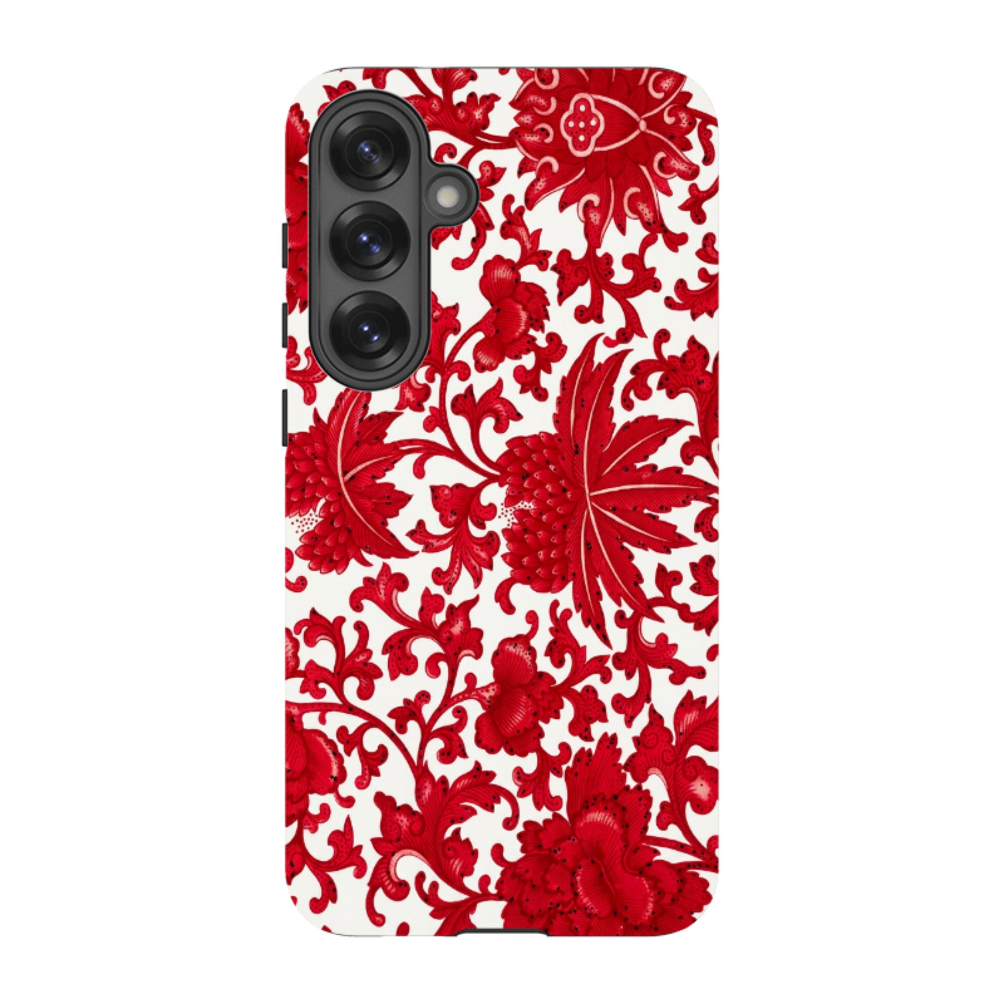 Samsung Tough Case - Red Chinoiserie Floral
