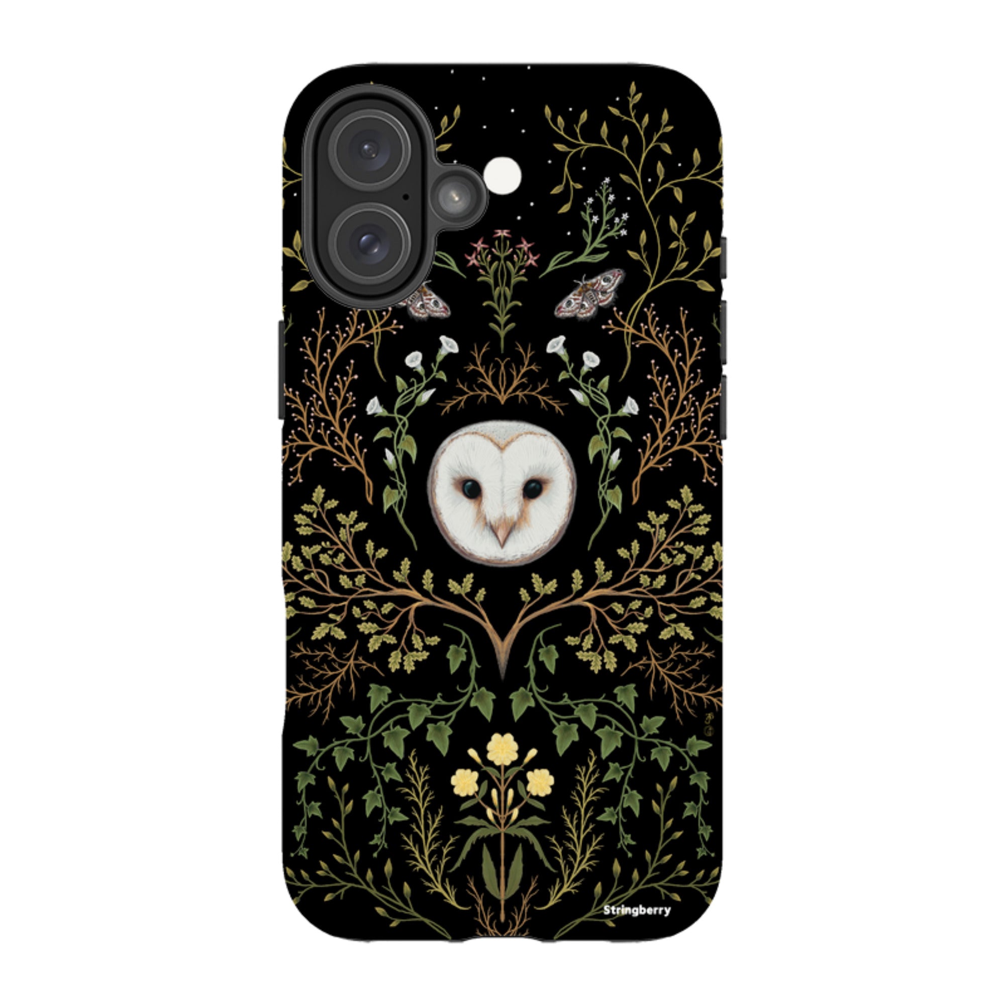 iPhone Tough Case - Owl Pattern By Anna Stead