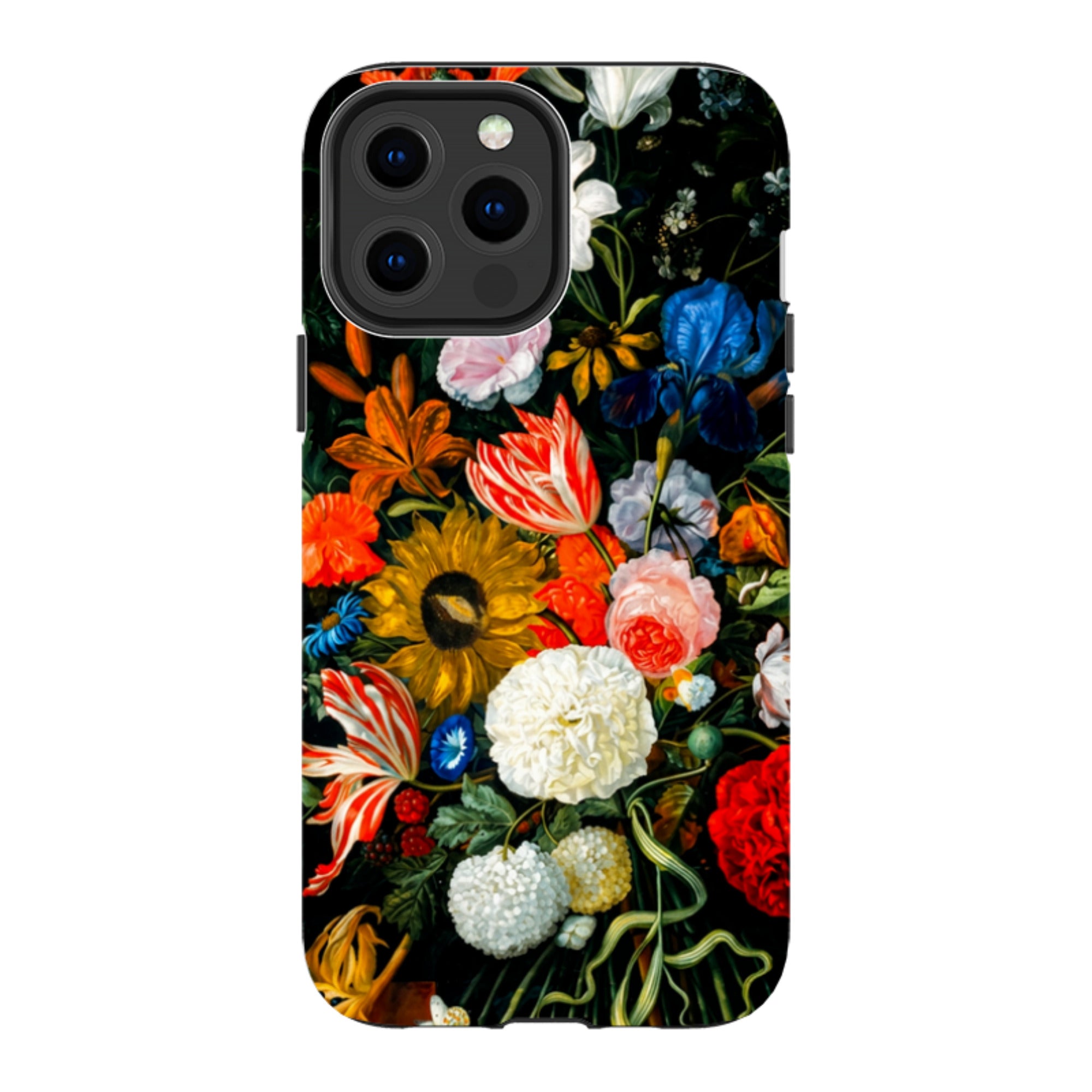 iPhone Tough Case - Still Life Tulip & Sunflower
