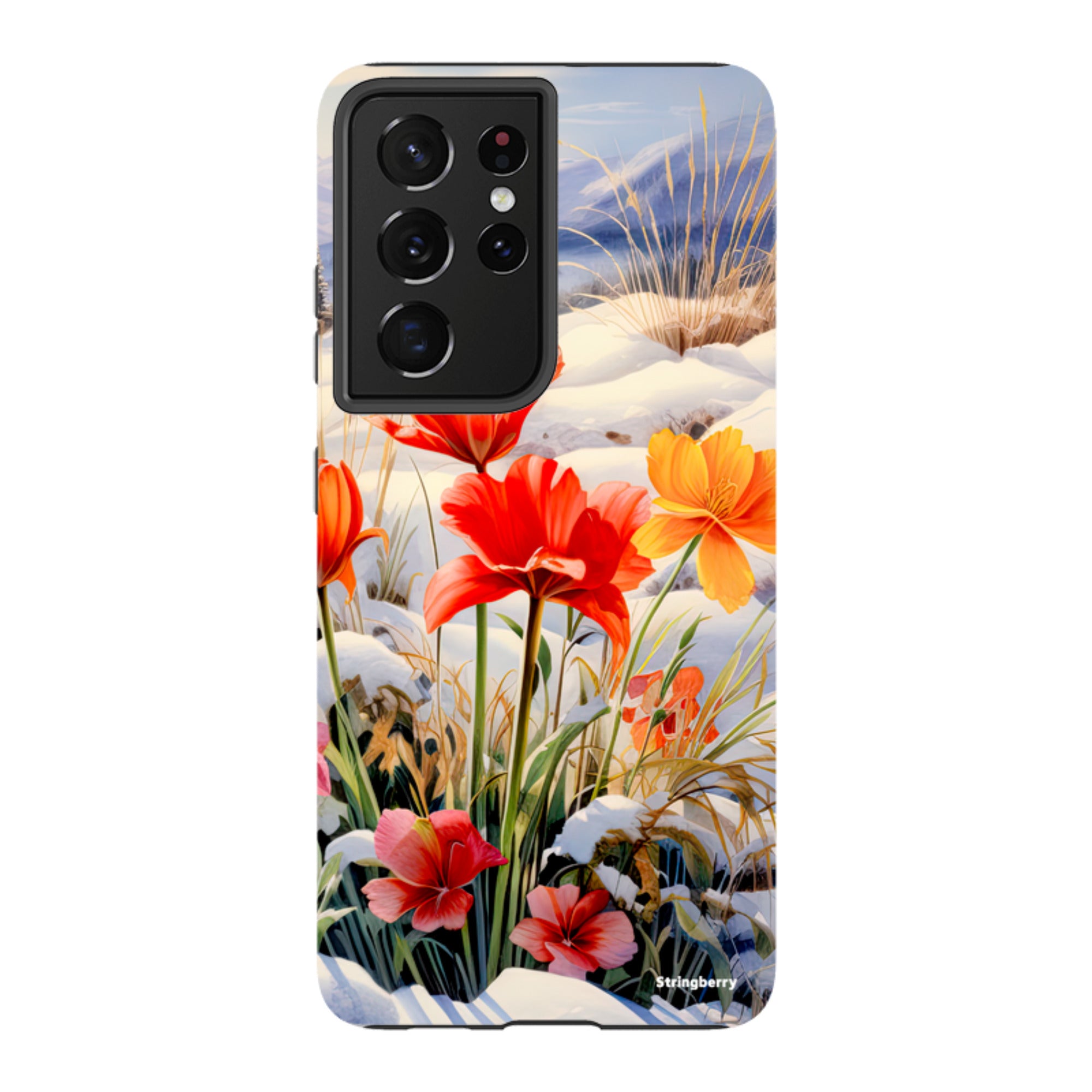 Samsung Tough Case - Winter Wild Flowers III