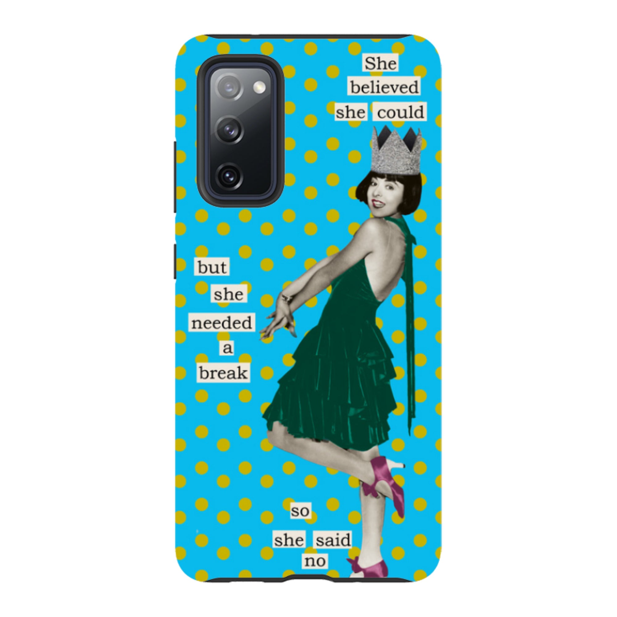 Samsung Tough Case - She Believed She Could By Clare Jordan