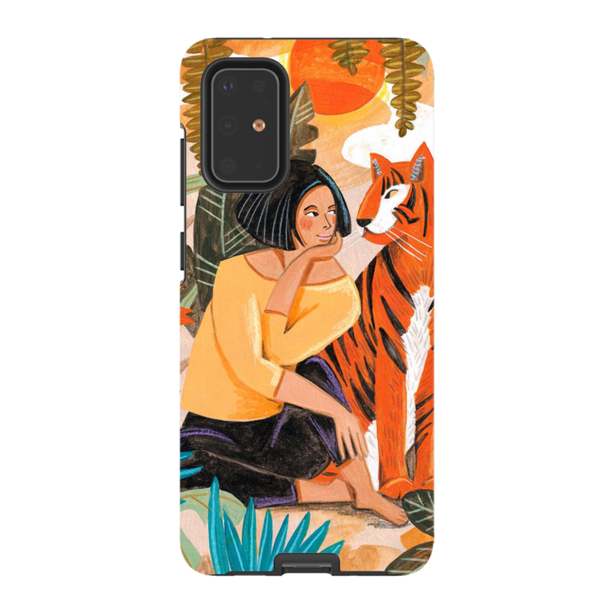 Samsung Tough Case - Hello Tiger By Caroline Bonne Muller