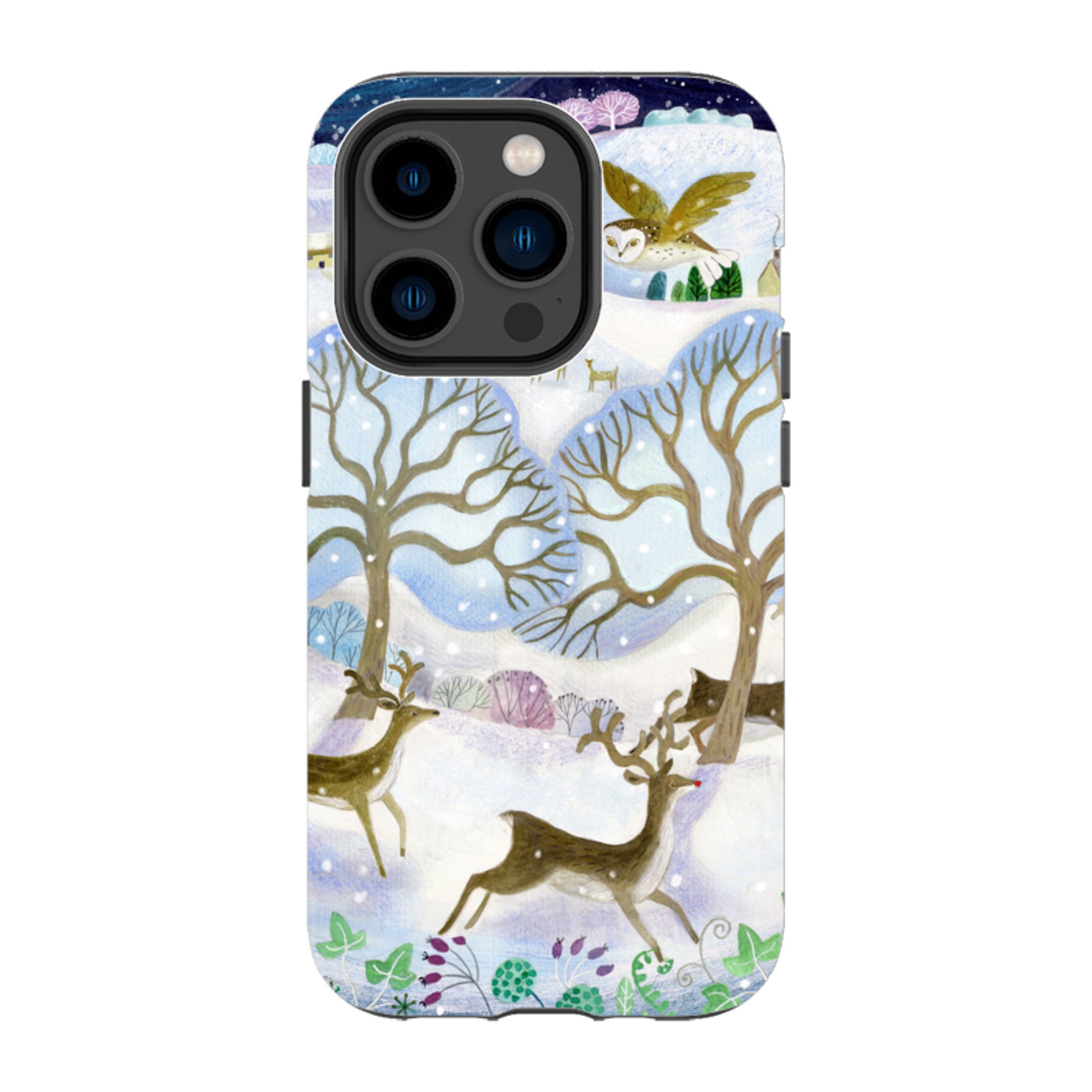 iPhone MagSafe Tough Case -  Winter Deer By Bex Parkin