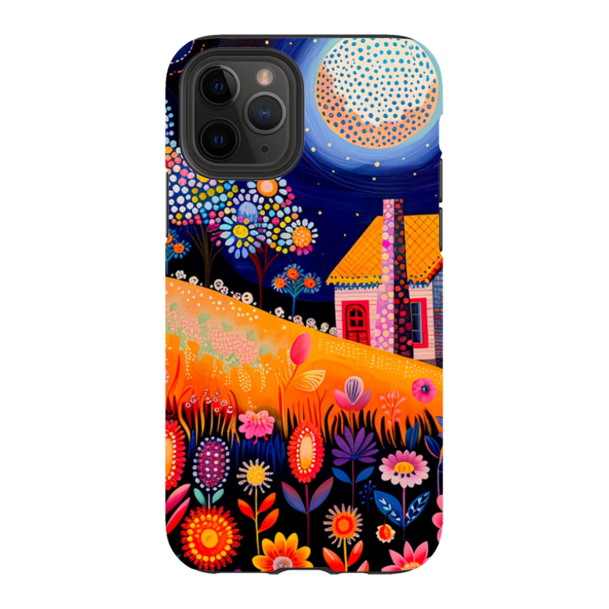 iPhone Case - Folk Art House I