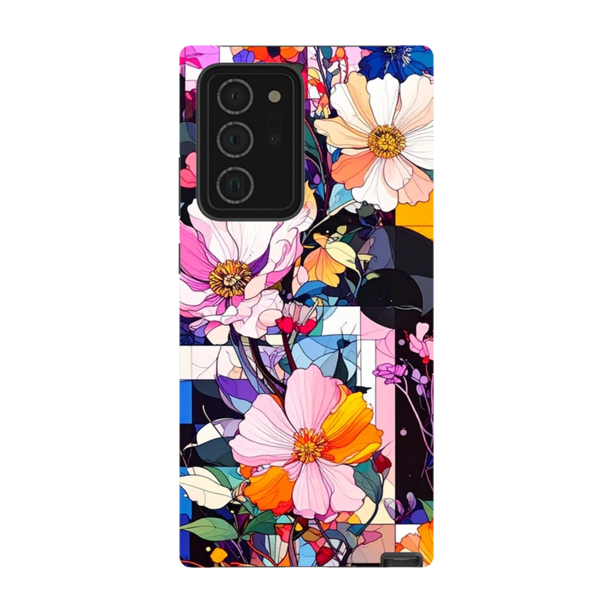 Samsung Tough Case - Block Floral