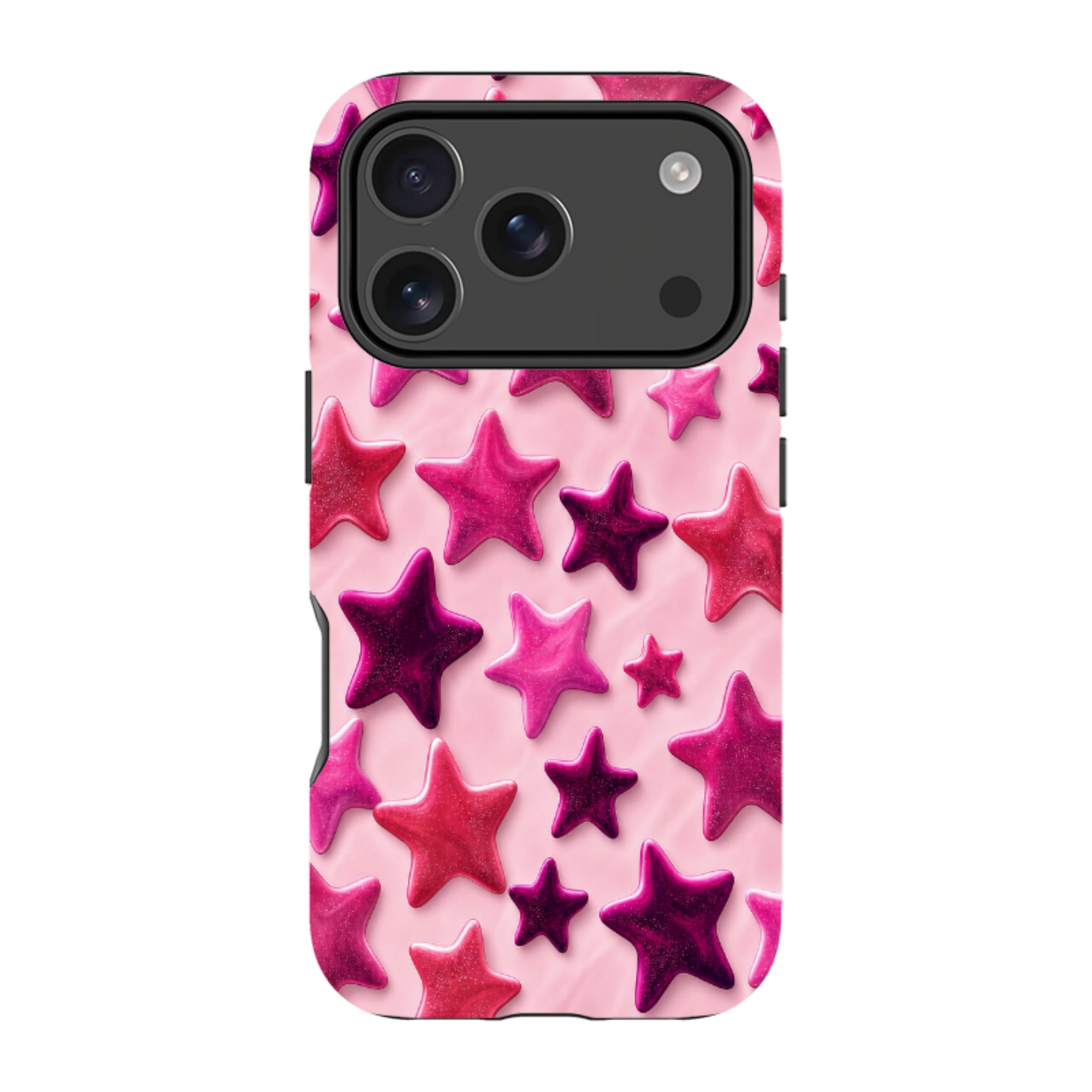 iPhone MagSafe Tough Case - Fuchsia Star