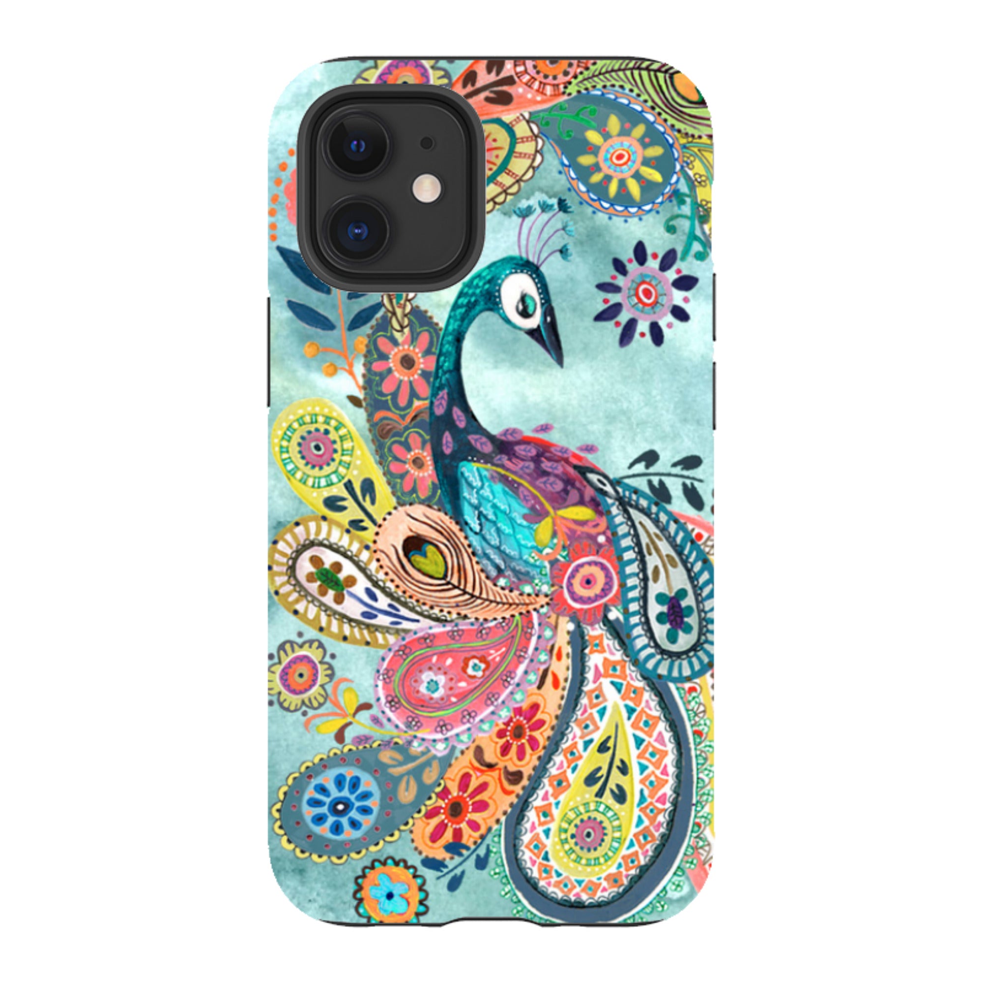 iPhone Tough Case - Peacock Dreams By Caroline Bonne Muller