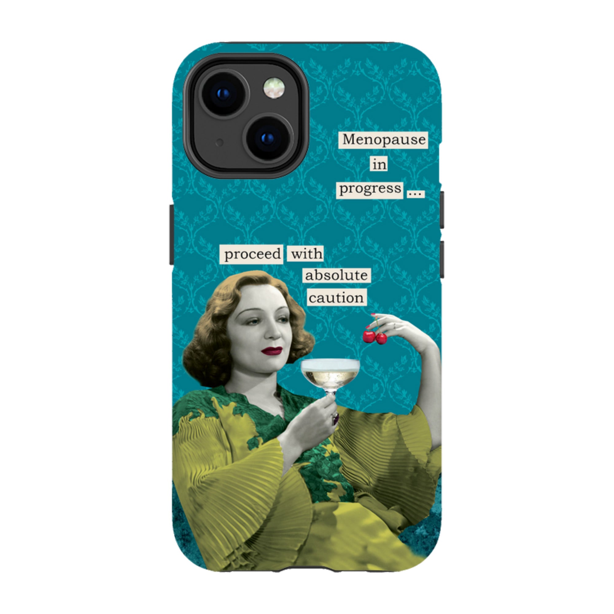 iPhone Tough Case - Menopause In Progress By Clare Jordan