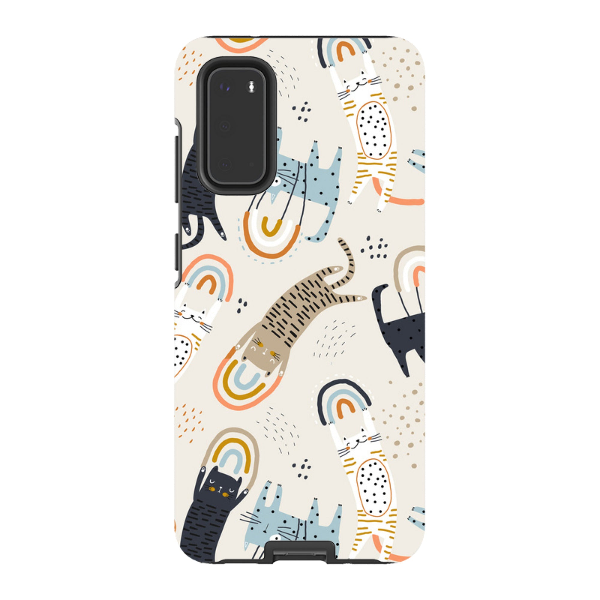 Samsung Tough Case - Rainbow Cats