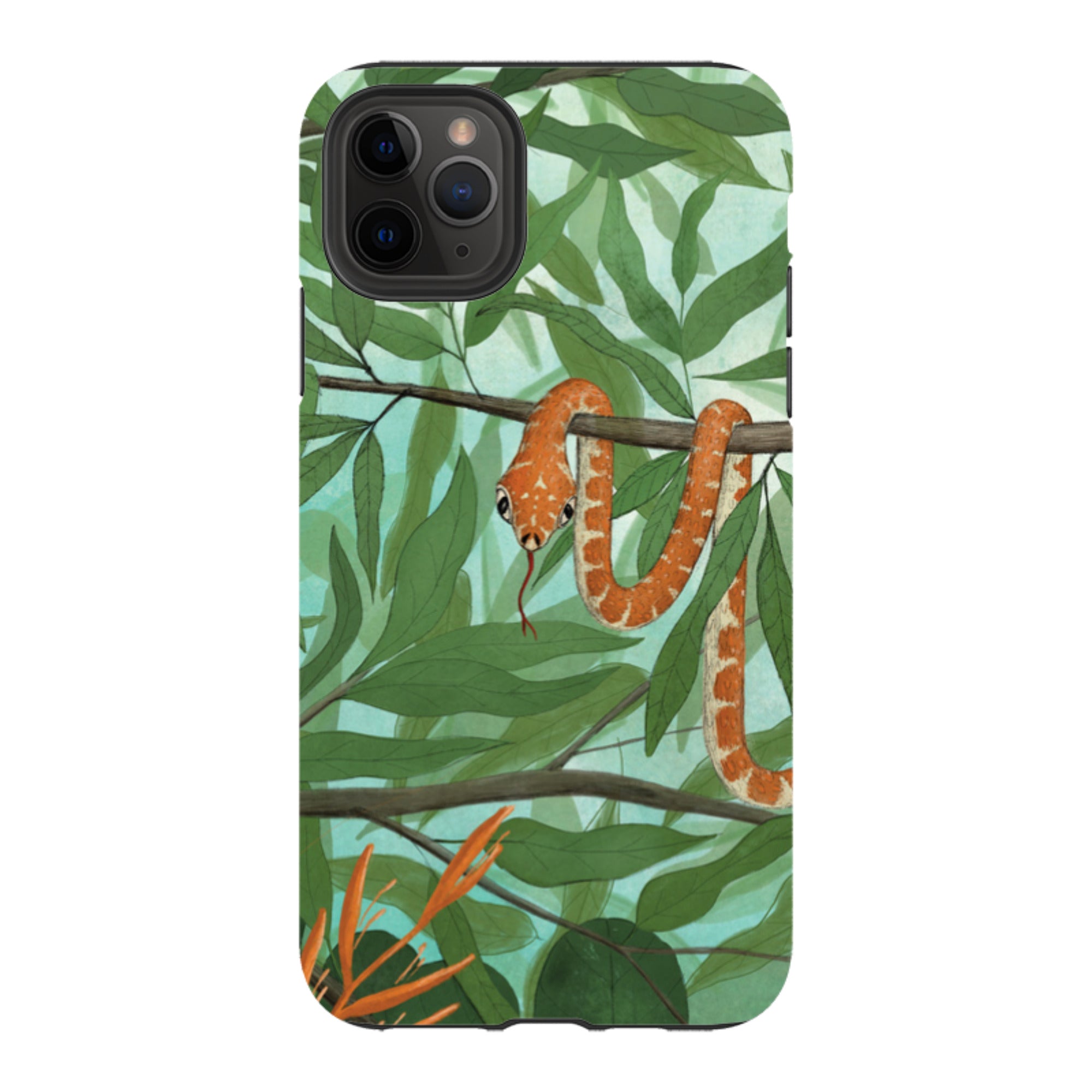 iPhone Tough Case - Snake By Maja Lindberg