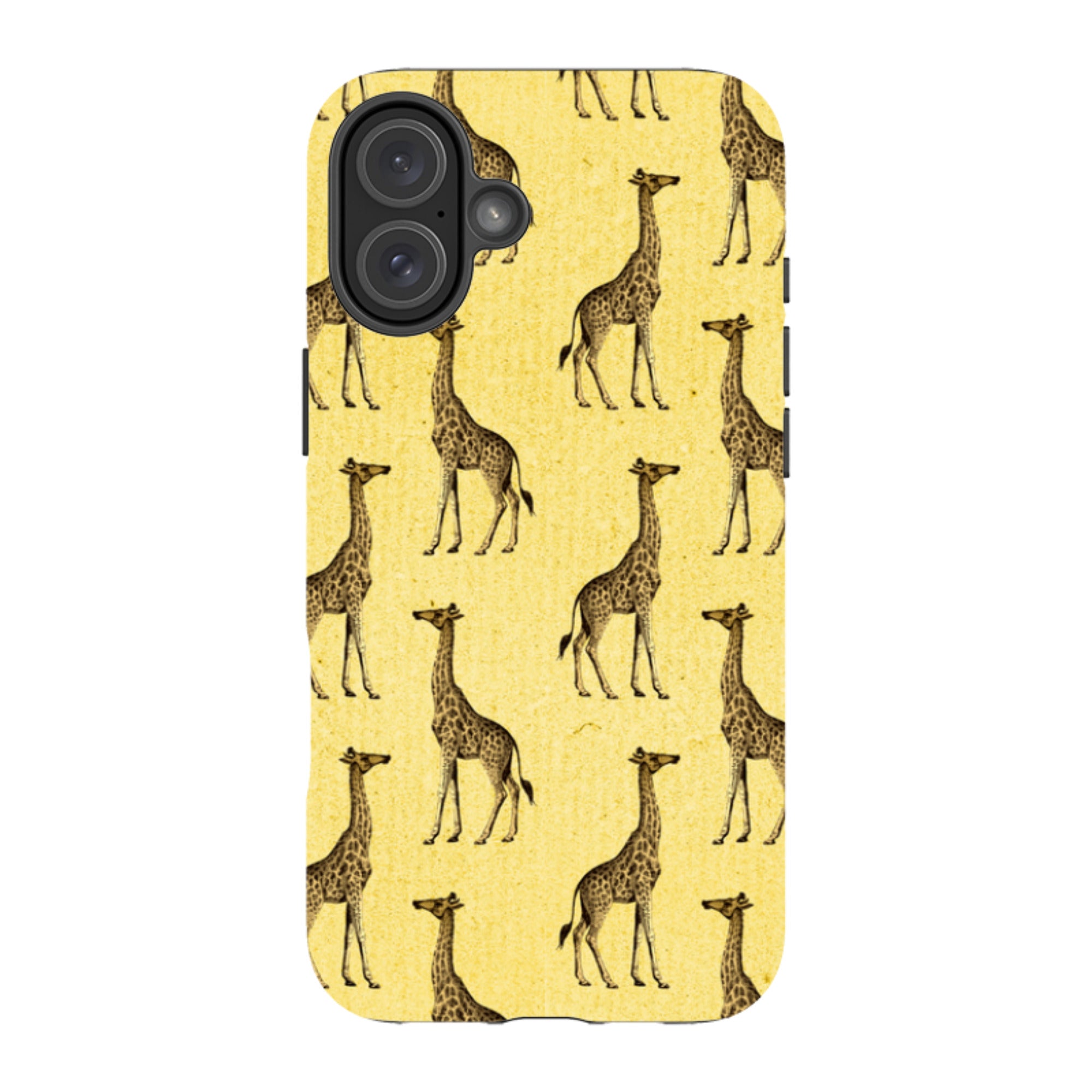 iPhone Tough Case - Yellow Giraffe