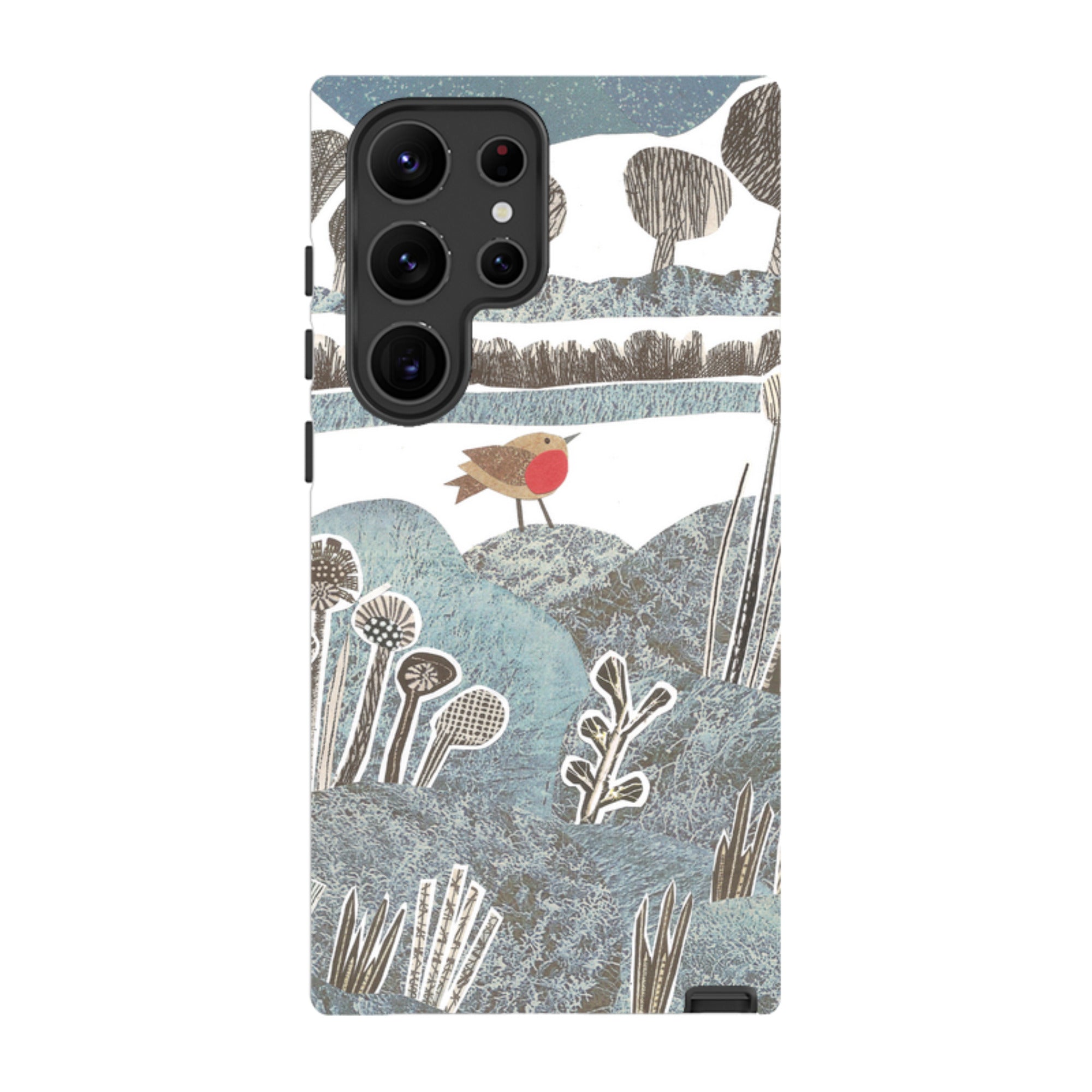 Samsung Tough Case - Frost Robin By Jane Robbins