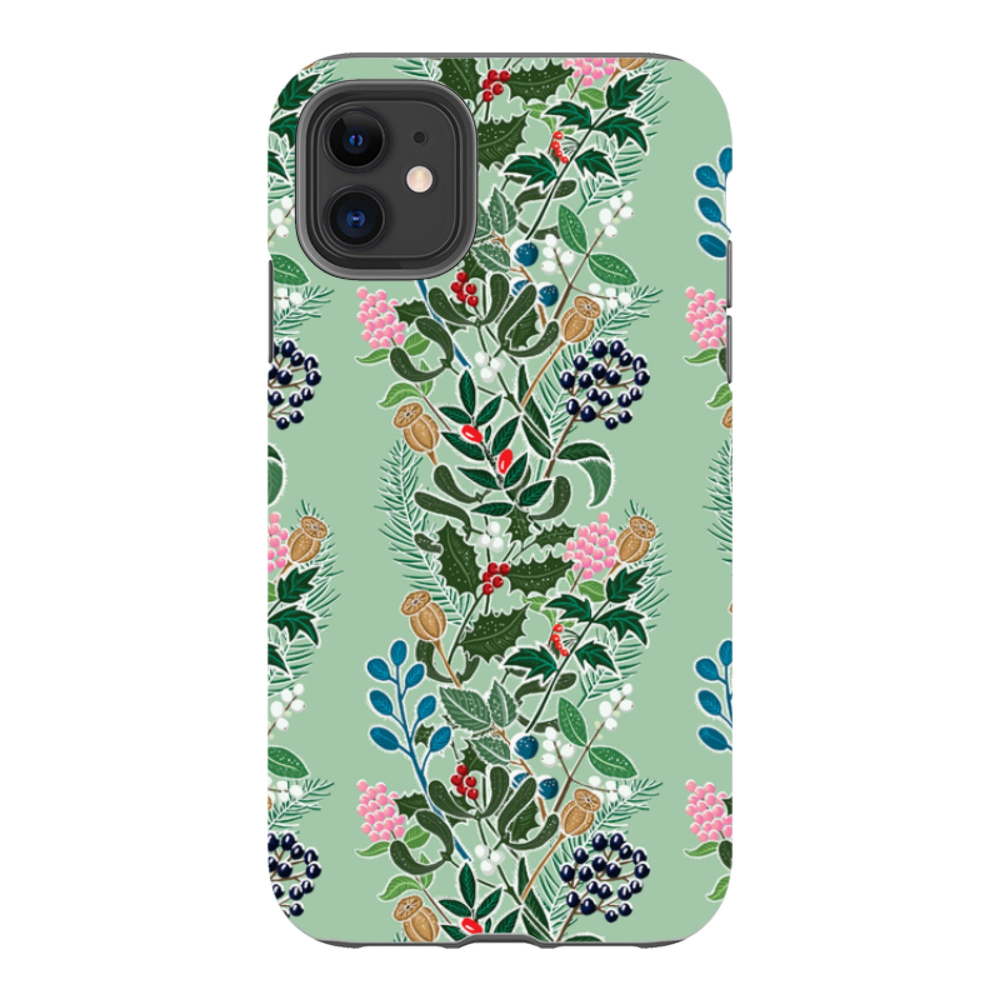 iPhone Tough Case - Winter Hedge-1 By kate Heiss