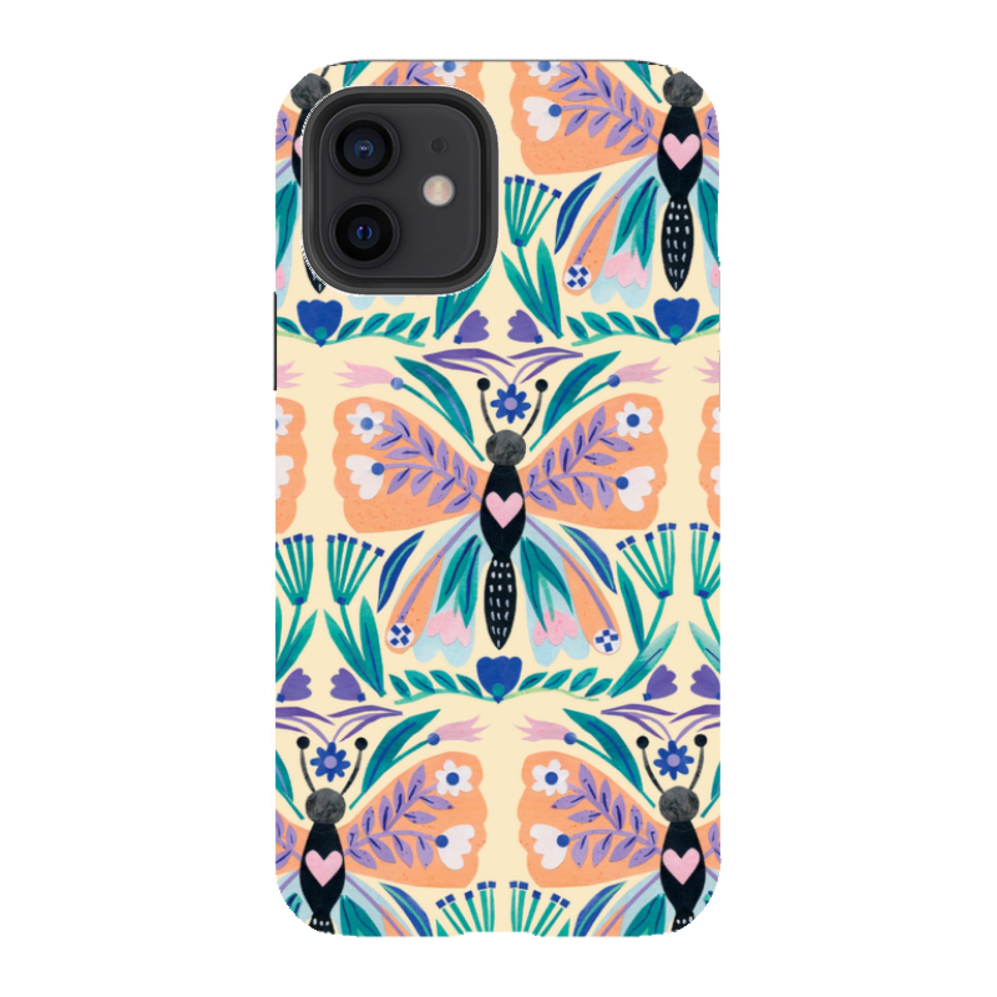 iPhone Tough Case - All Over Butterfly By Tracey English