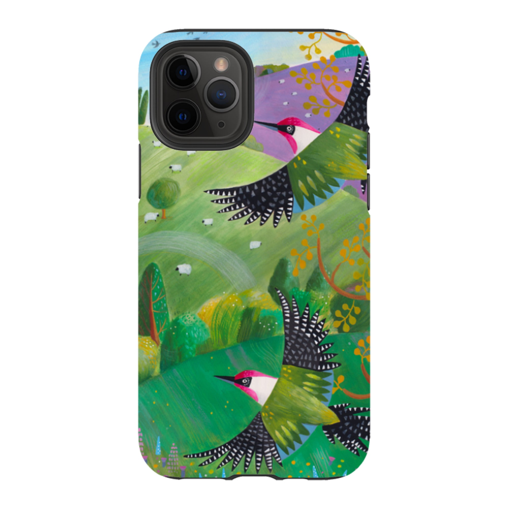 iPhone Tough Case - Woodpeckers By Bex Parkin