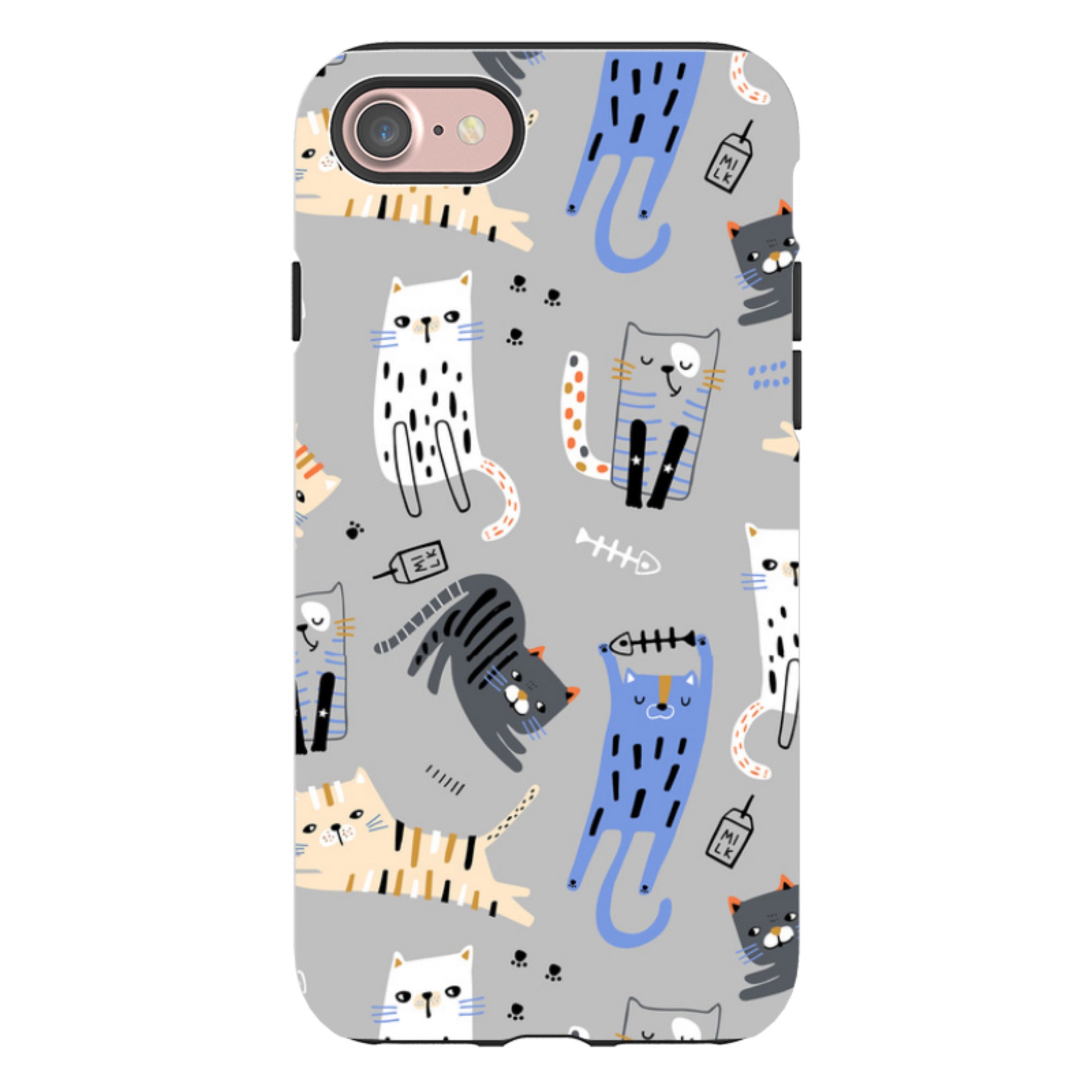 iPhone Tough Case - Cat And Bone