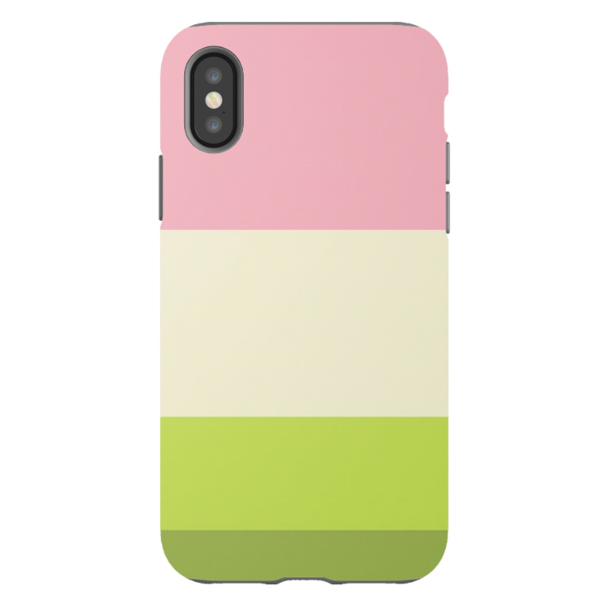 iPhone Tough Case - Pink & Sage Green