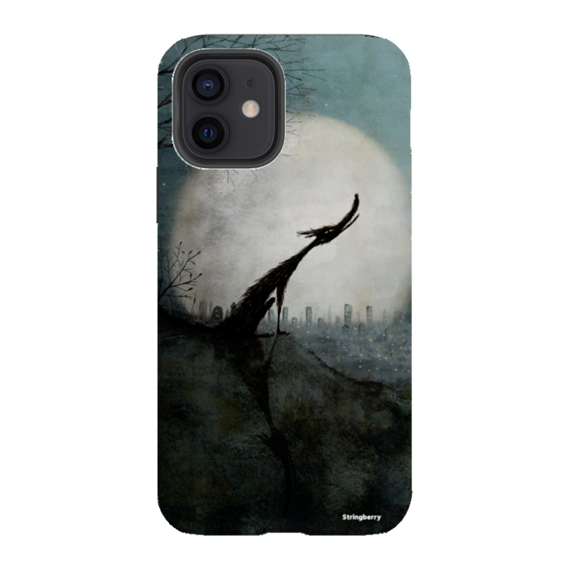 iPhone Tough Case - Wolf Moon By Maja Lindberg
