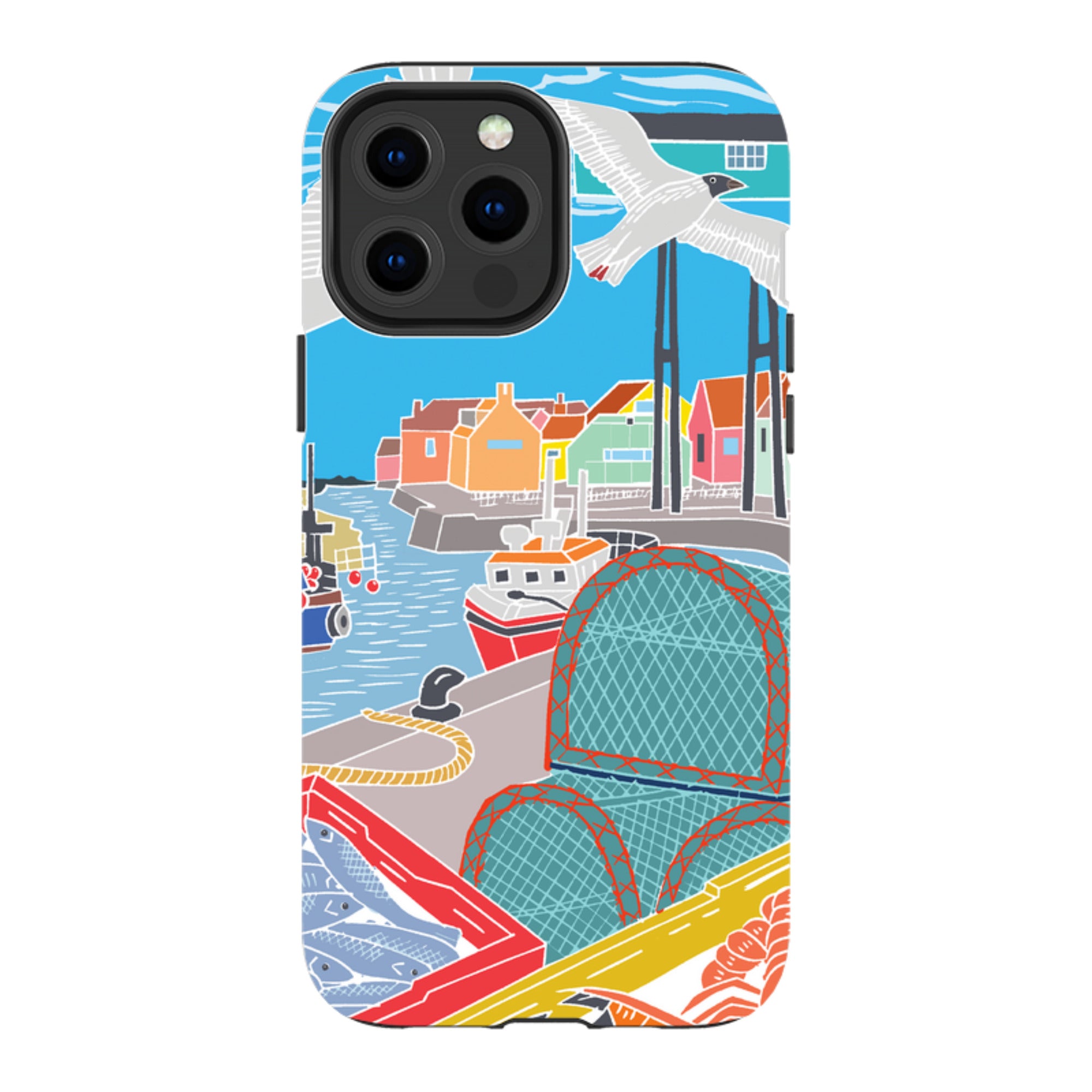 iPhone Tough Case - Bright Houses By Kate Heiss