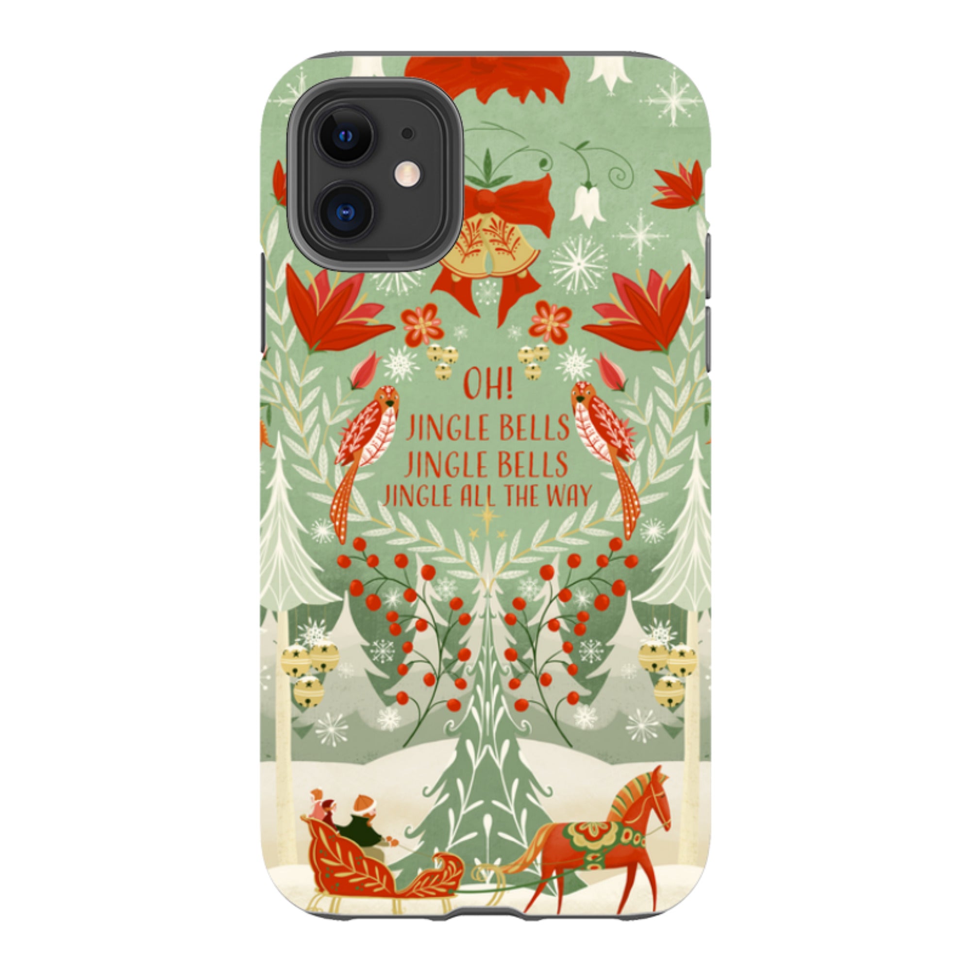 iPhone Tough Case - Jingle Bells By Maja Lindberg