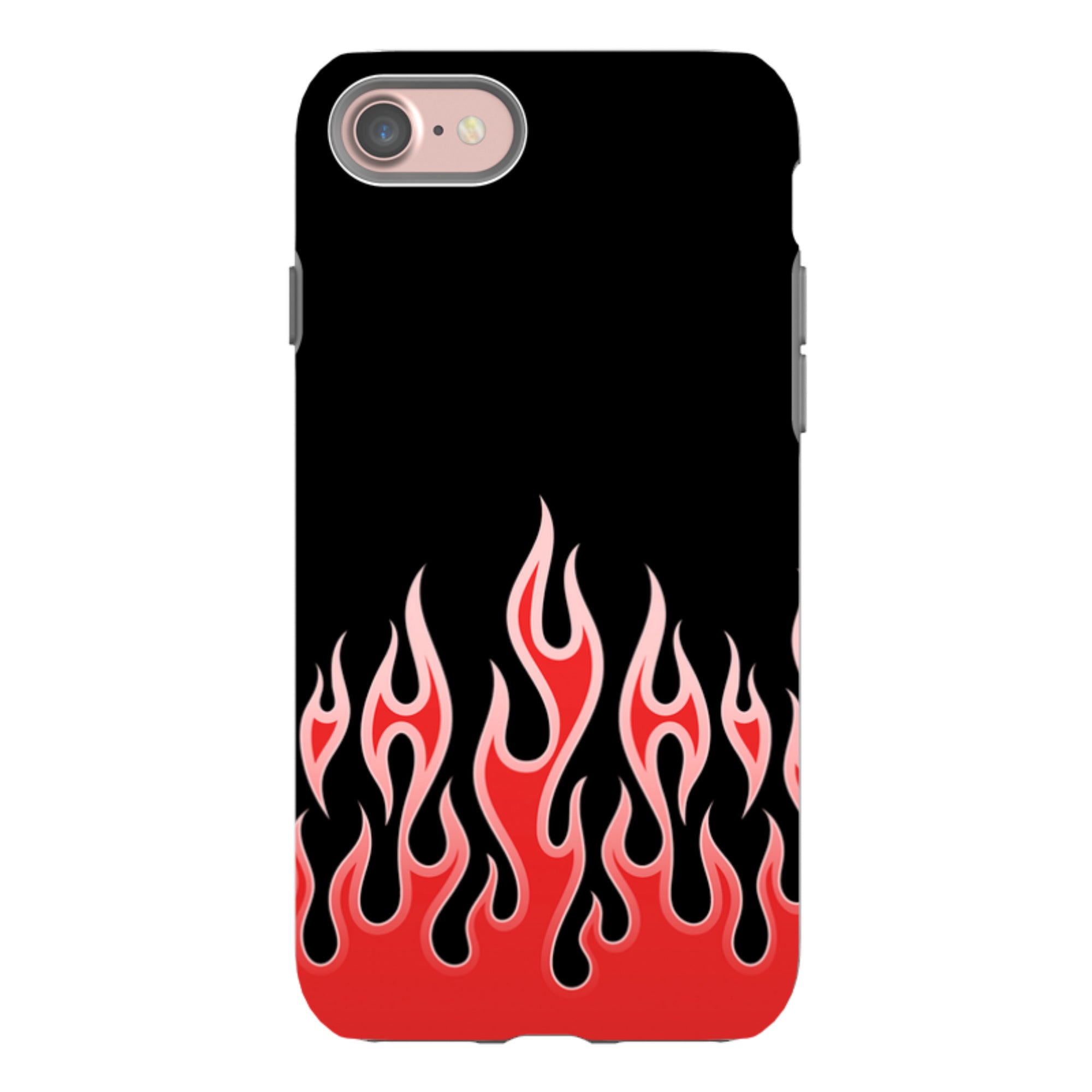 iPhone Tough Case - Red Flames