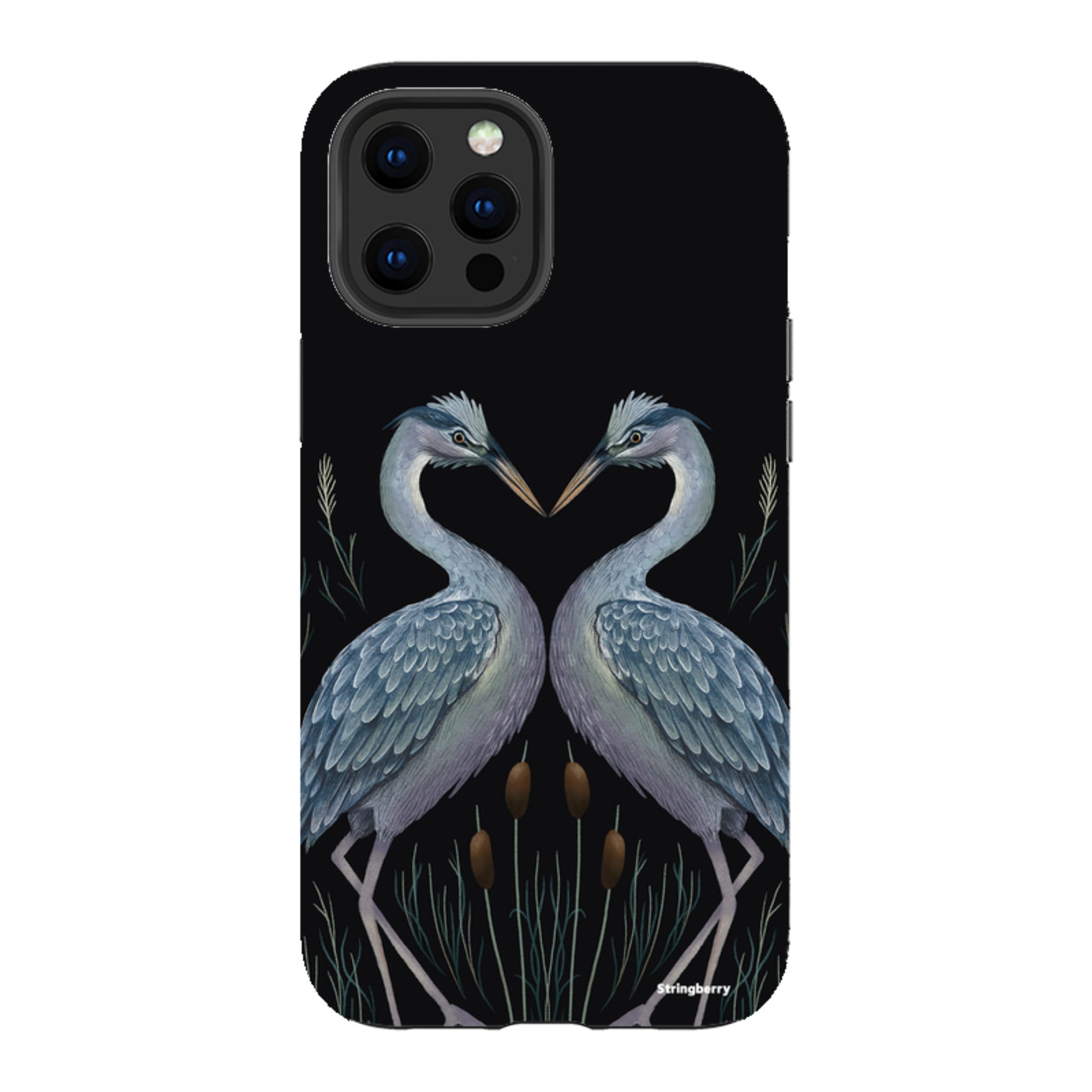 iPhone Tough Case - Heron Pair By Anna Stead