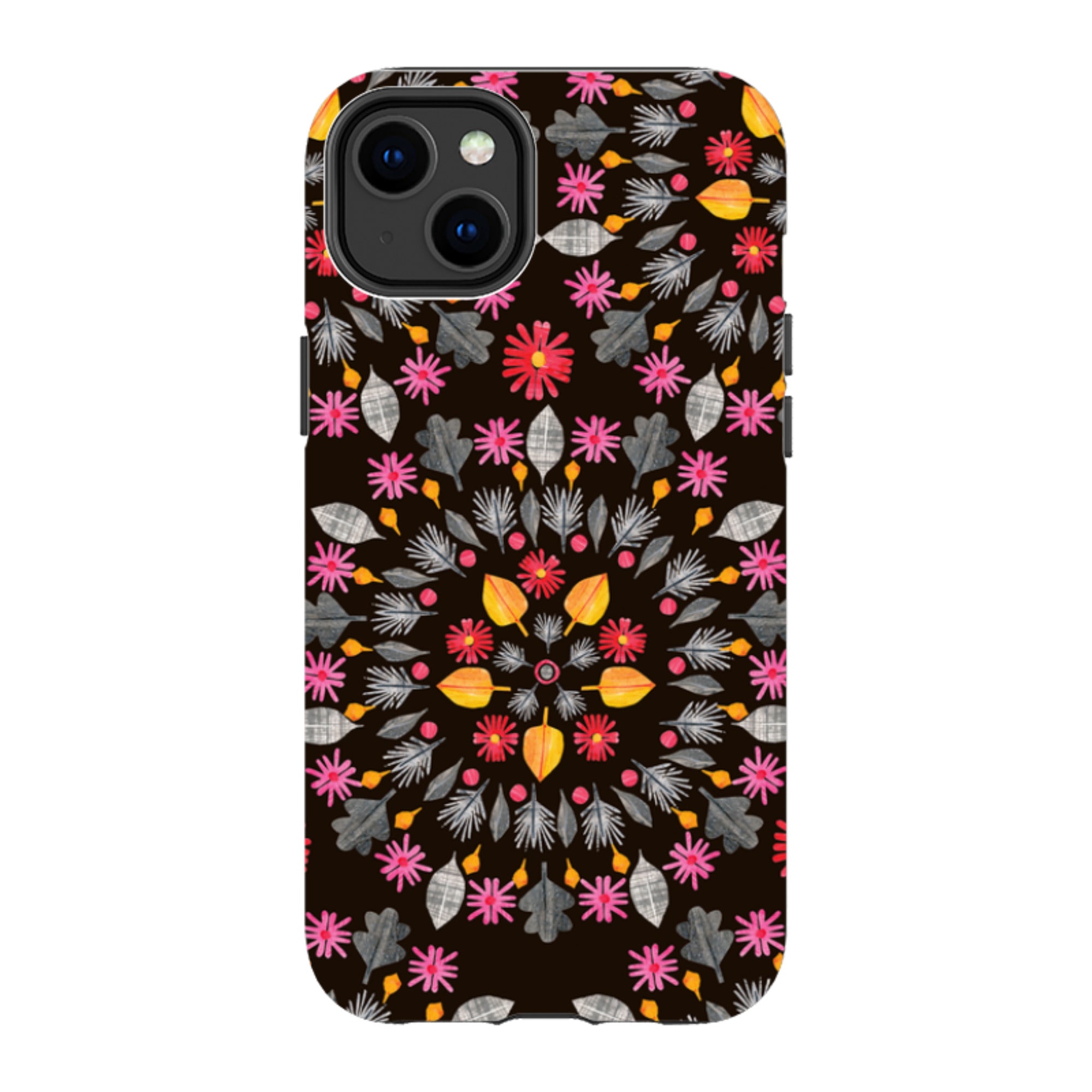 iPhone MagSafe Tough Case - Autumn Mandala By Tracey English