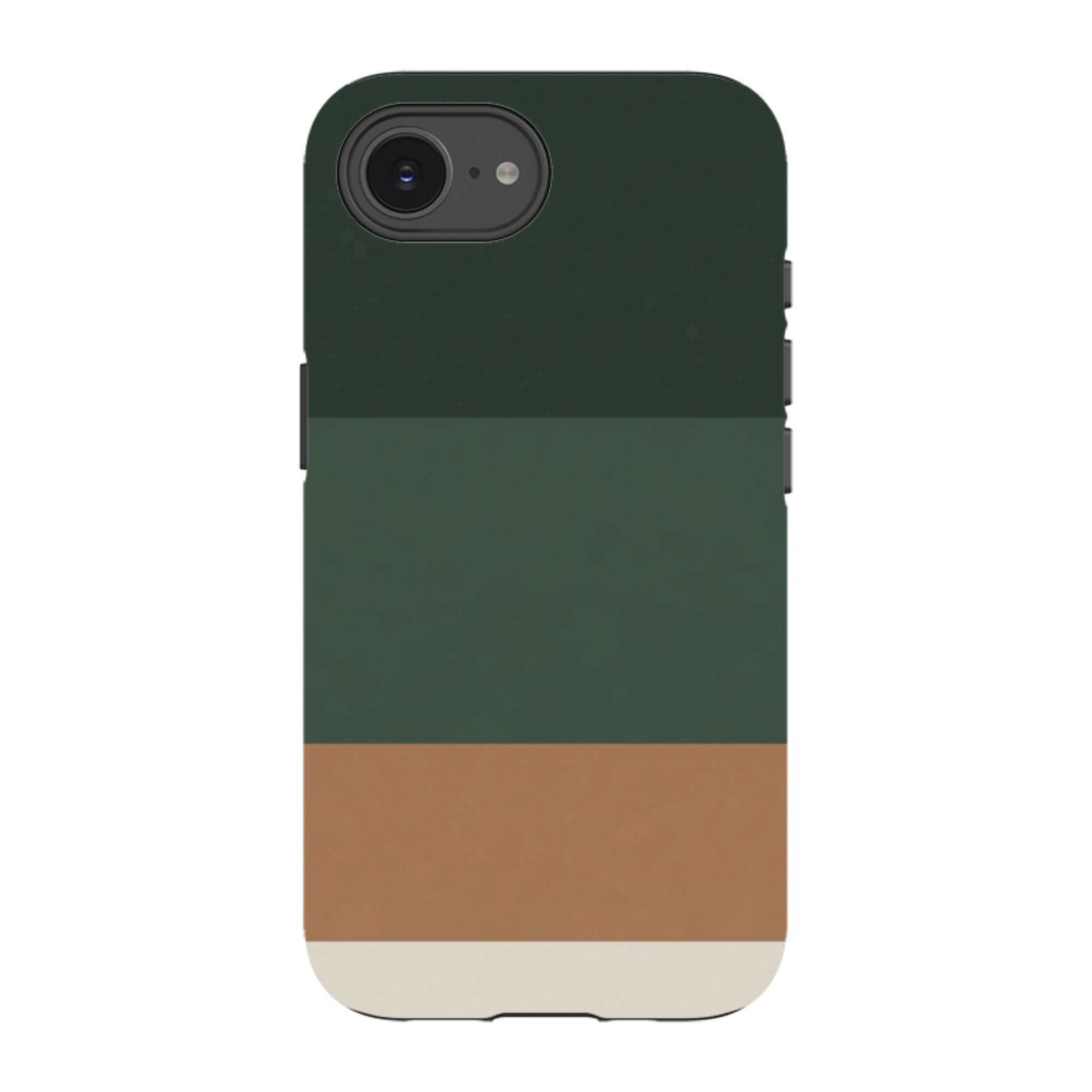 iPhone Tough Case - Terracotta and Green Gradient