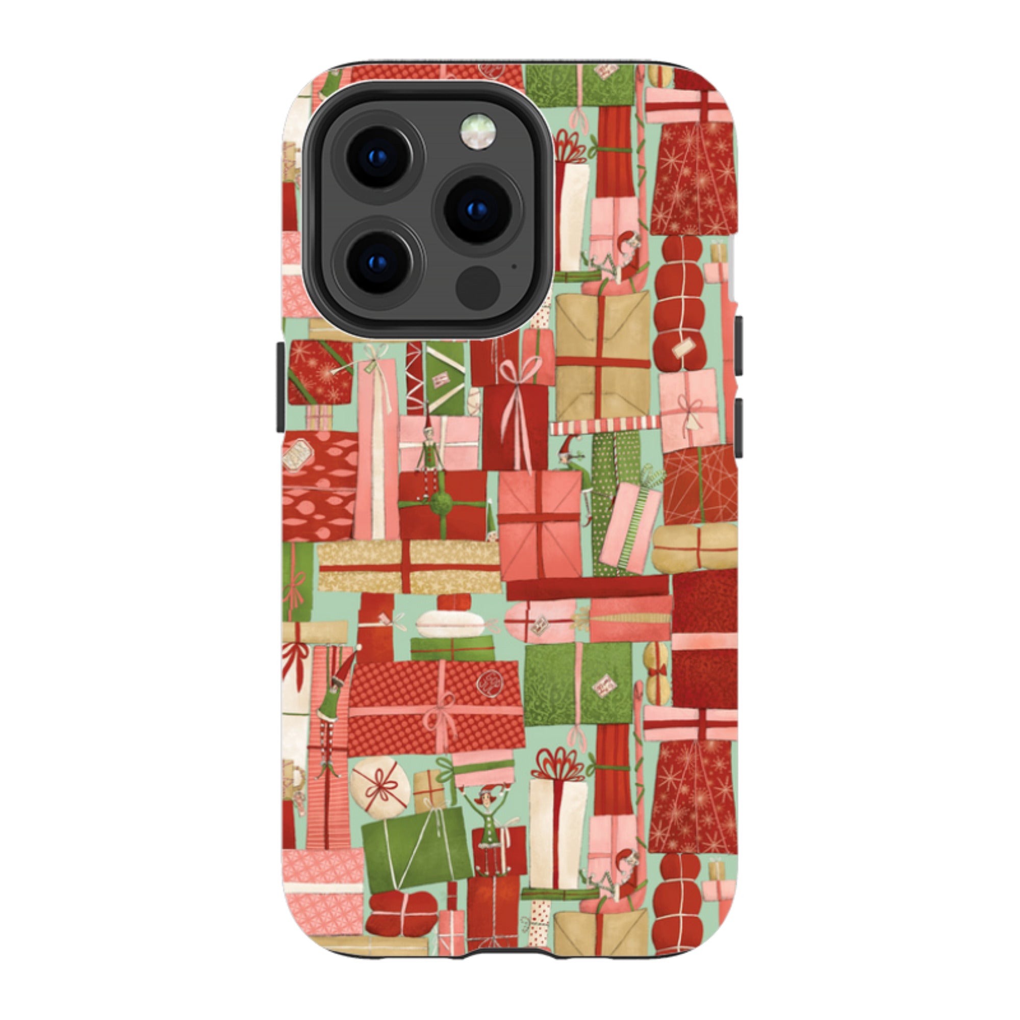 iPhone MagSafe Tough Case - Santas Helpers By Maja Lindberg