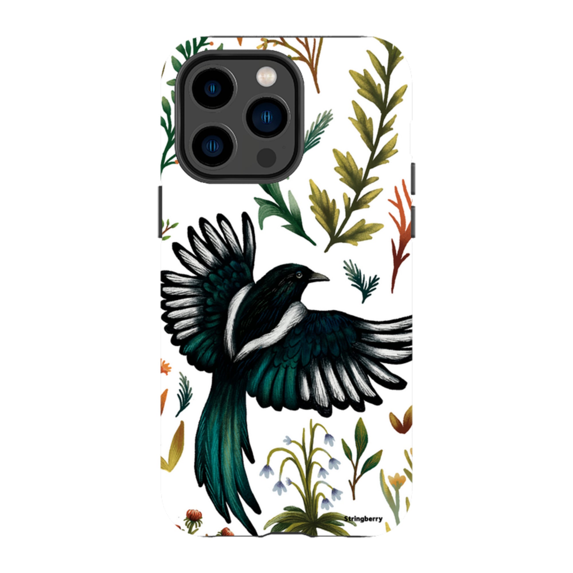 iPhone Tough Case - Magpie By Anna Stead