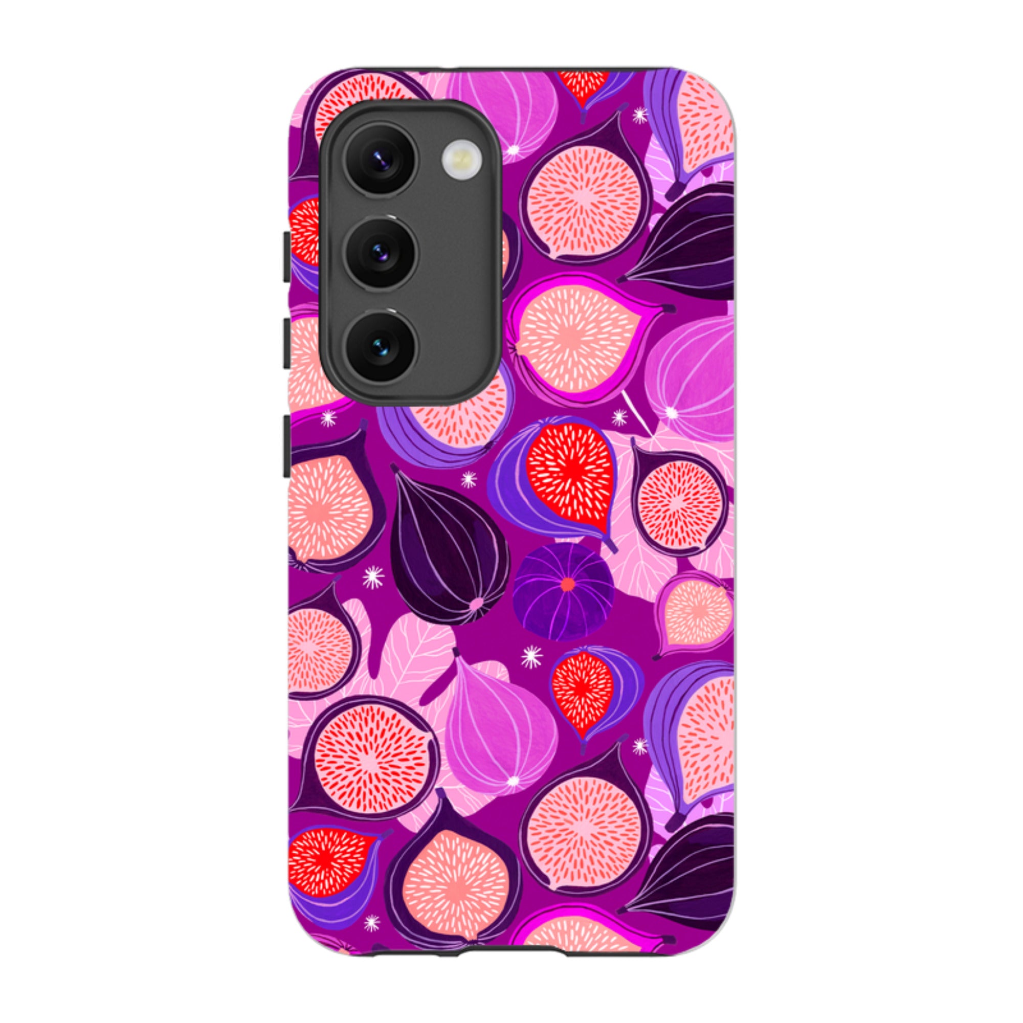 Samsung Tough Case - Ficolino Purple Pattern By Madalina Andronic