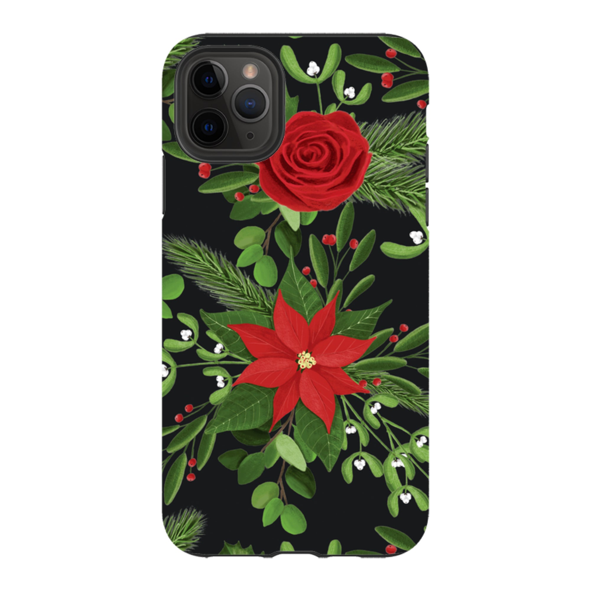 iPhone Tough Case - Black White Plaid By Abby Jacobs