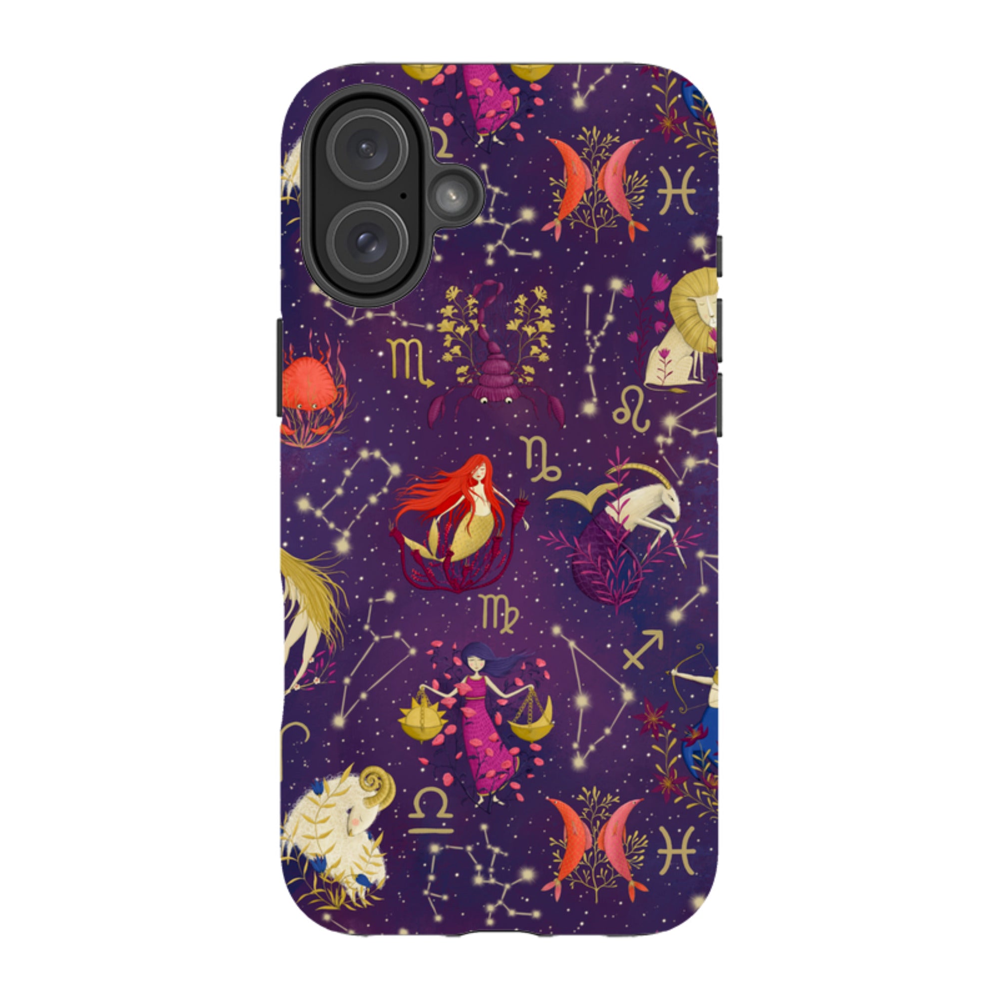 iPhone MagSafe Tough Case - Zodiac Pattern By Maja Lindberg