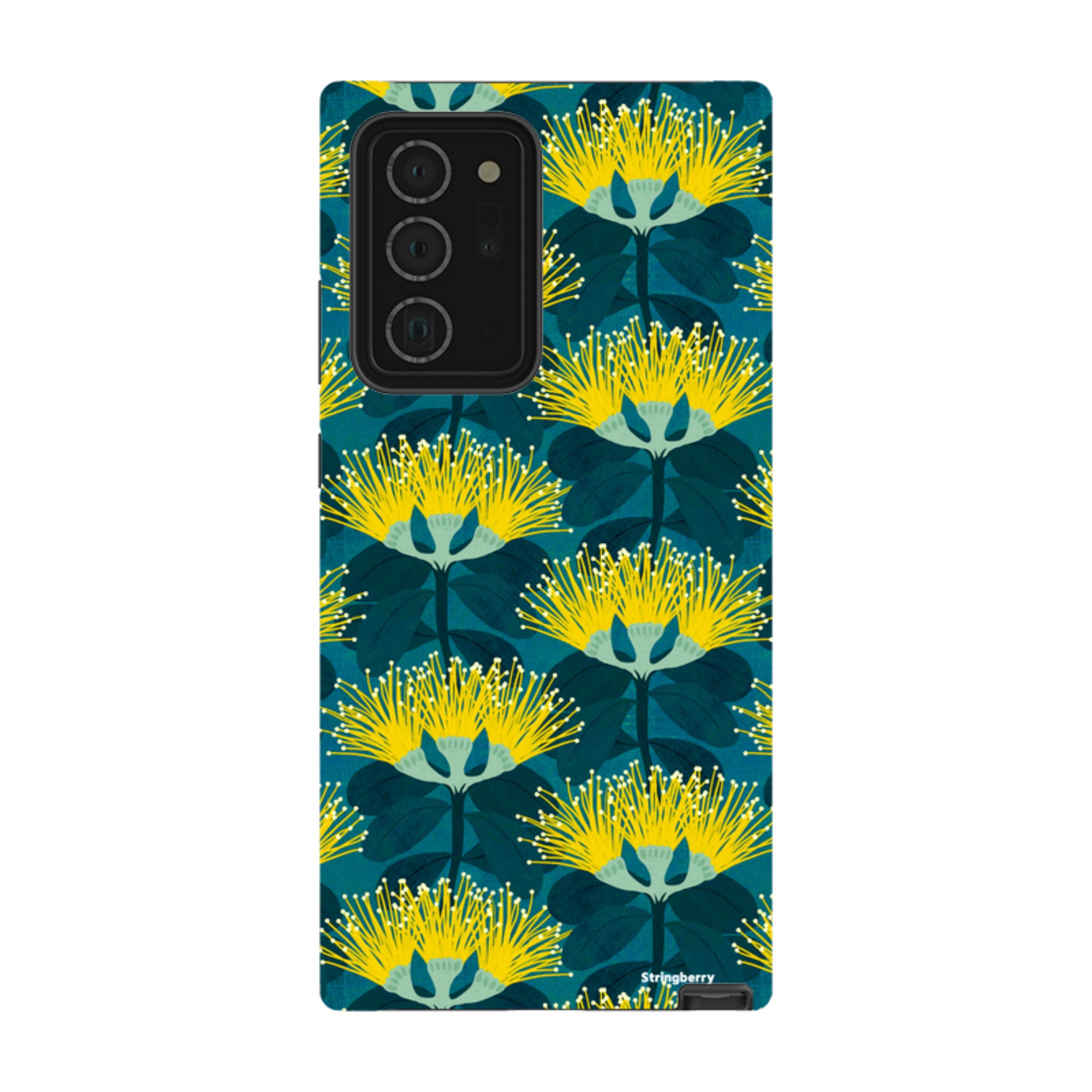 Samsung Tough Case - Pohutukawa Yellow And Blue By Katherine Quinn
