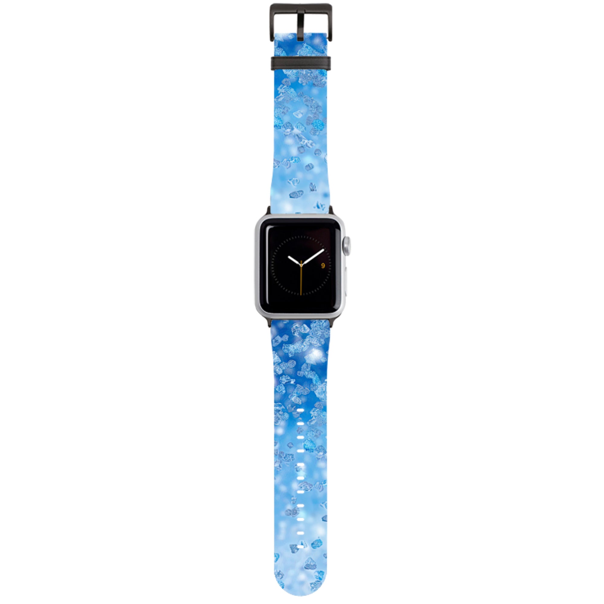 Blue Glitter Apple Watch Strap