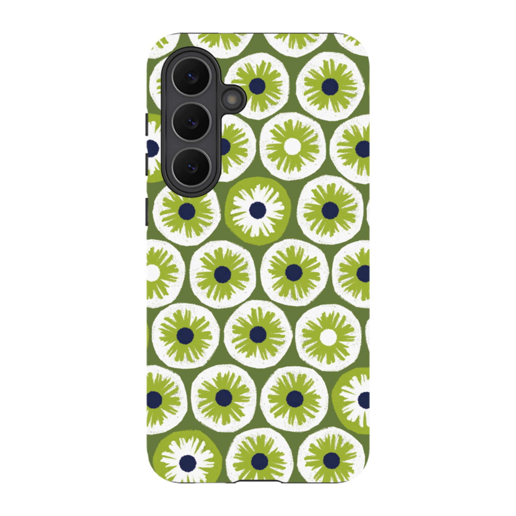 Samsung Tough Case - Penny Flowers Green By Ali Brookes