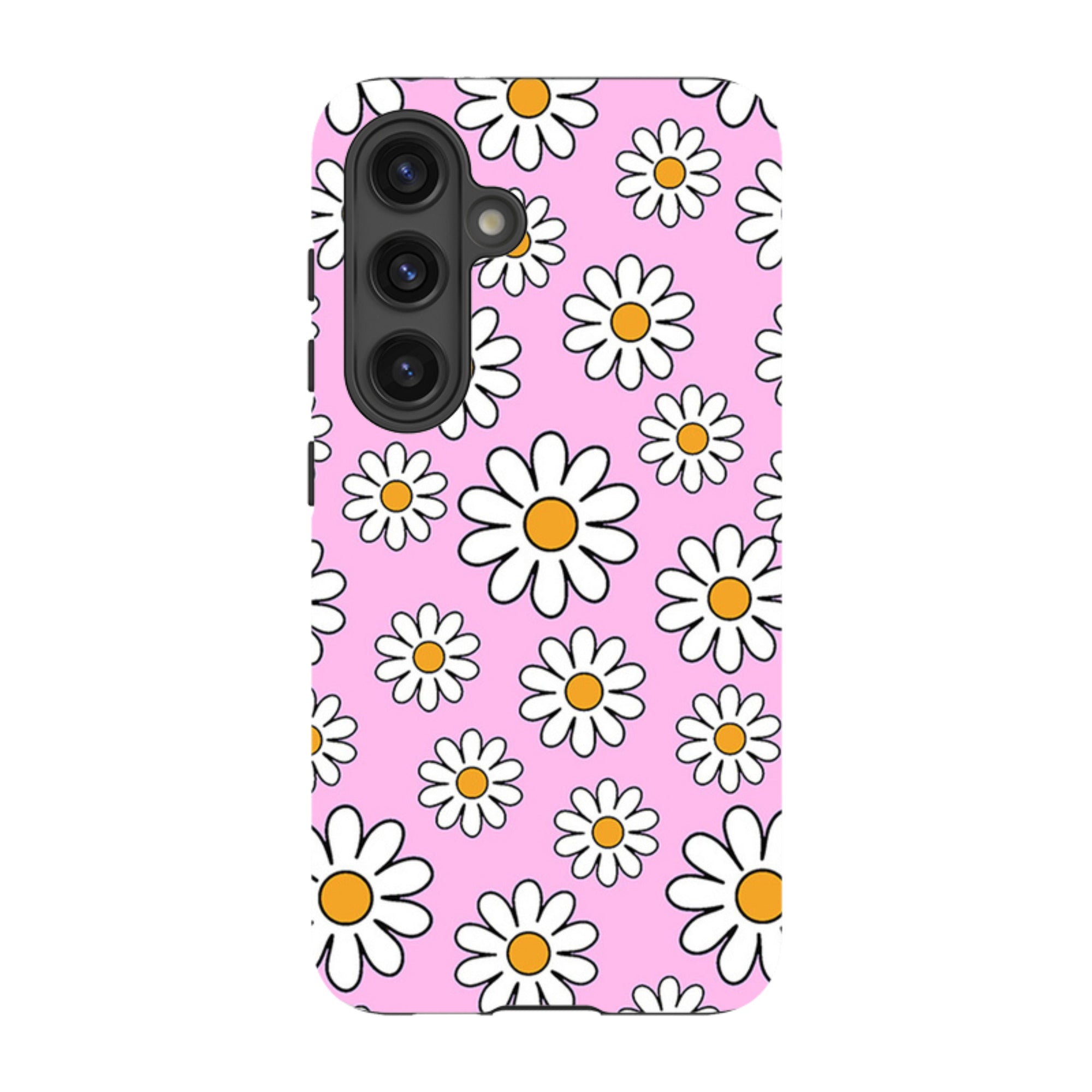 Samsung Tough Case - Pink Daises