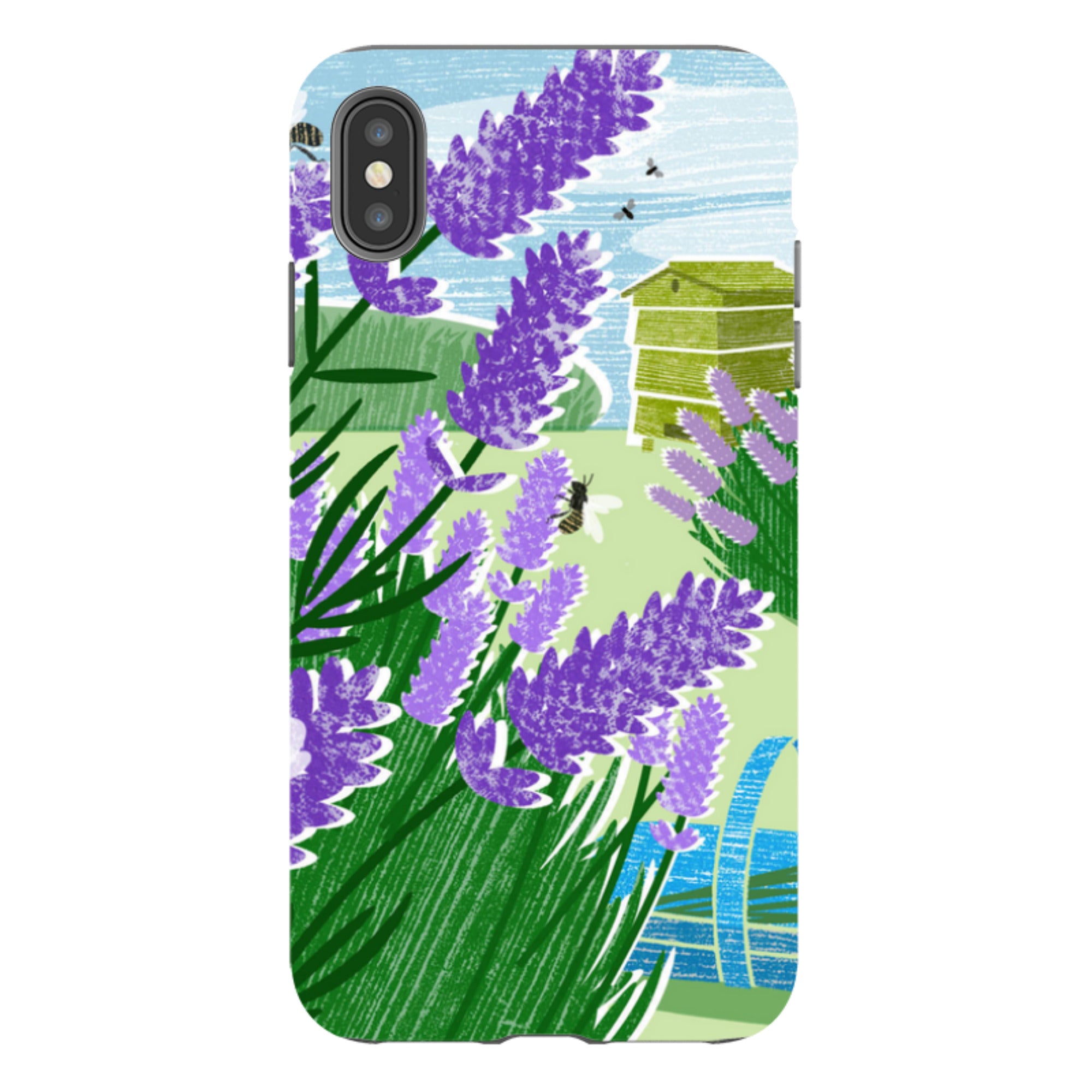 iPhone Tough Case - Lavender Garden By Liane Payne