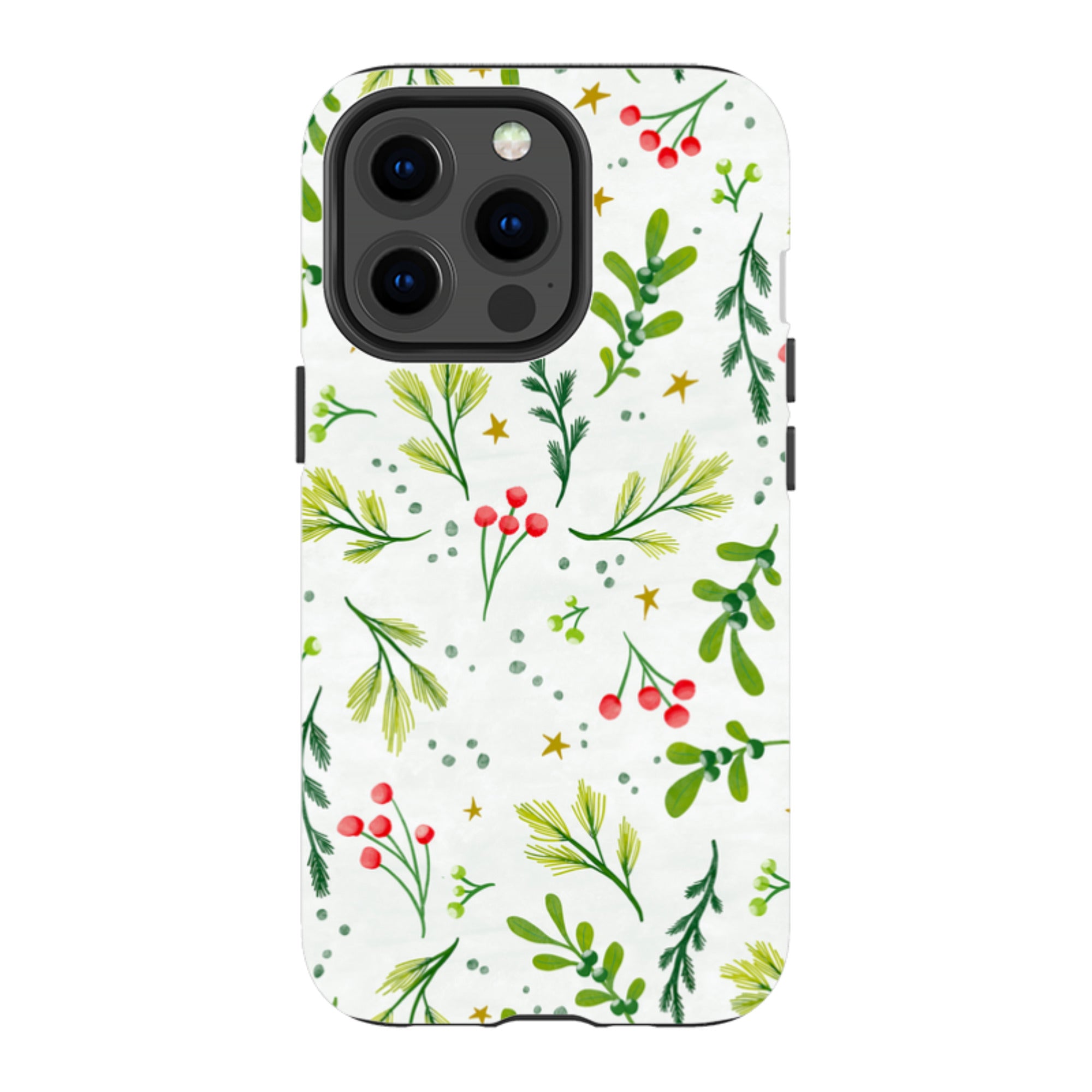 iPhone MagSafe Tough Case -  Christmas Stars By Katherine Quinn