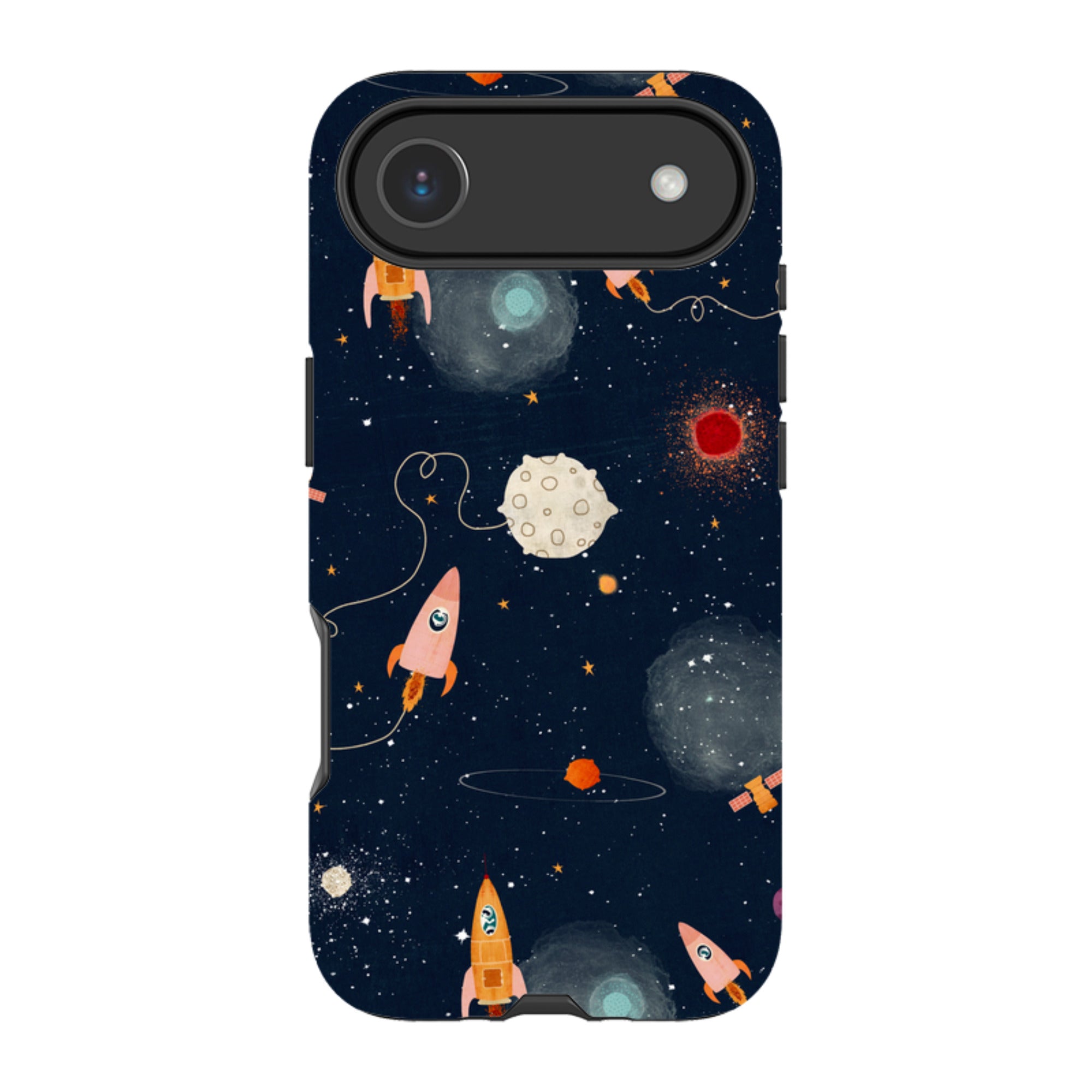 iPhone MagSafe Tough Case - Rockets Midnight By Katherine Quinn