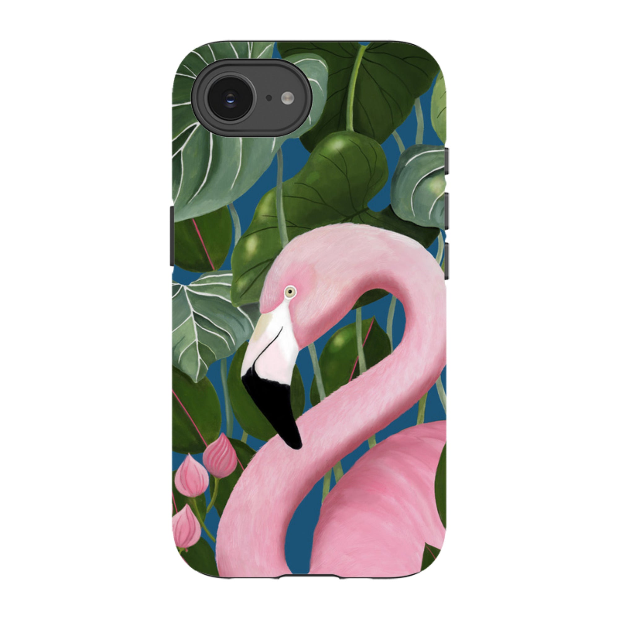 iPhone Tough Case - Flamingo By Bex Parkin