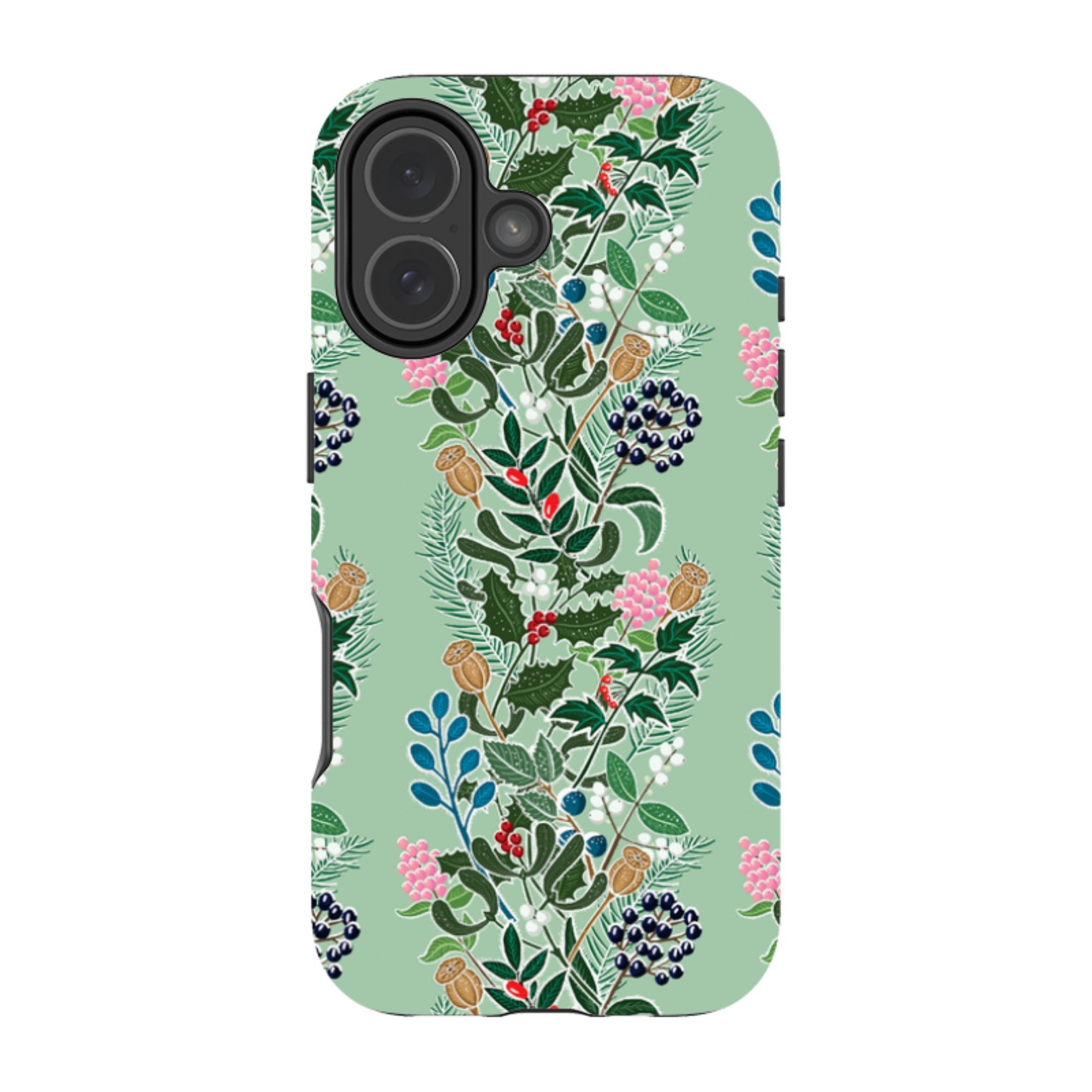 iPhone Tough Case - Winter Hedge-1 By kate Heiss