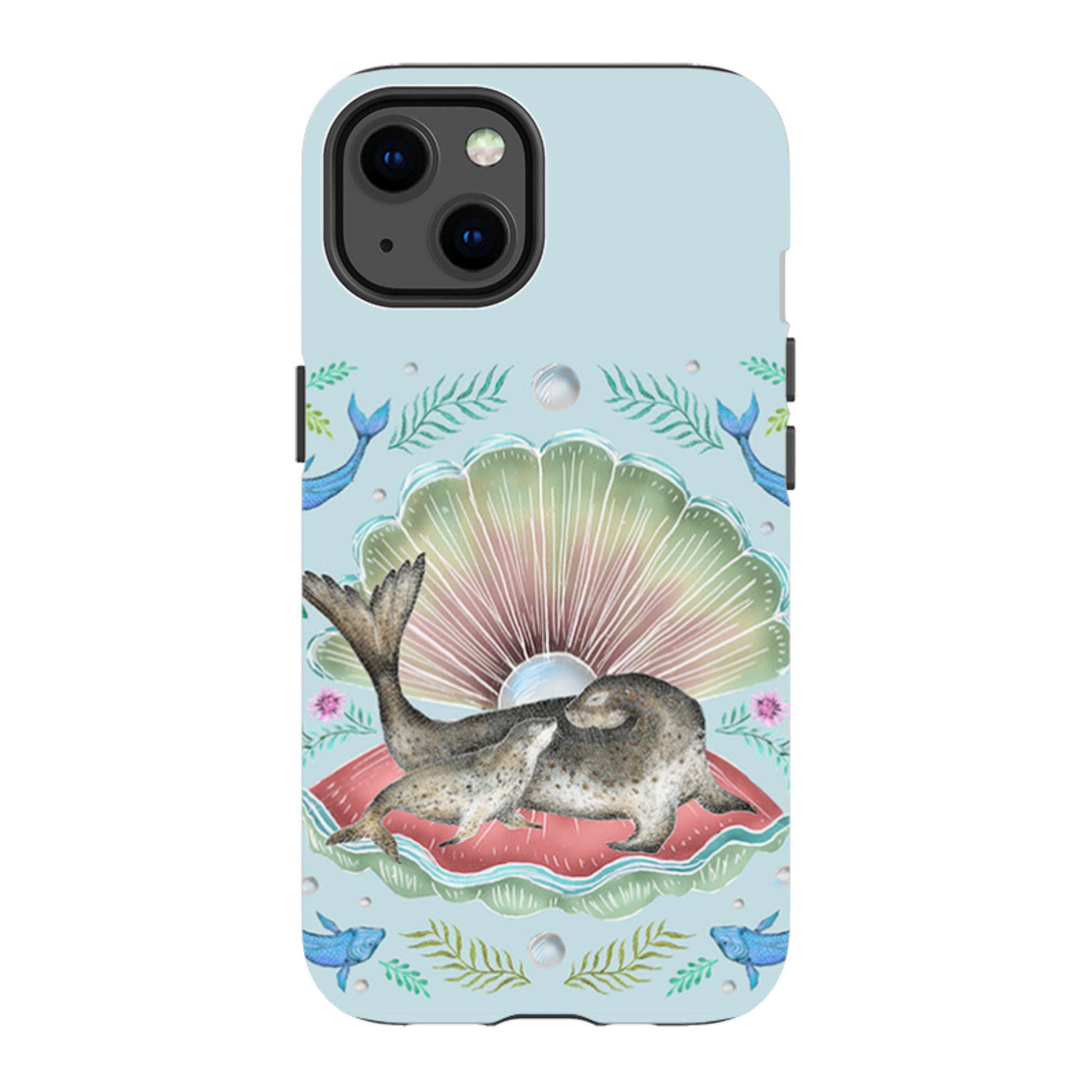 iPhone Tough Case - Seals In Shell By Catherine Rowe