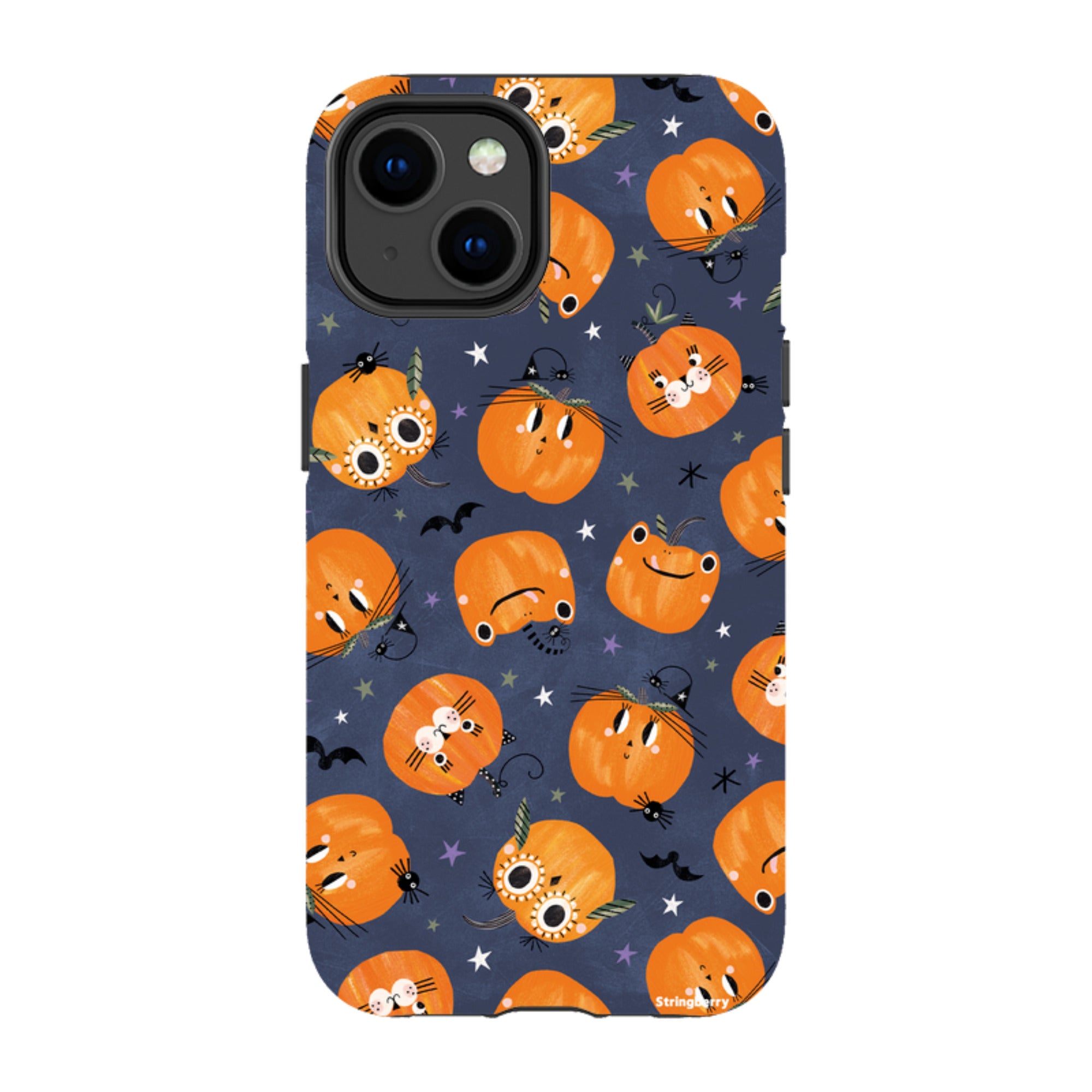 iPhone Tough Case - Halloween Pumpkin Dark By Ali Brookes