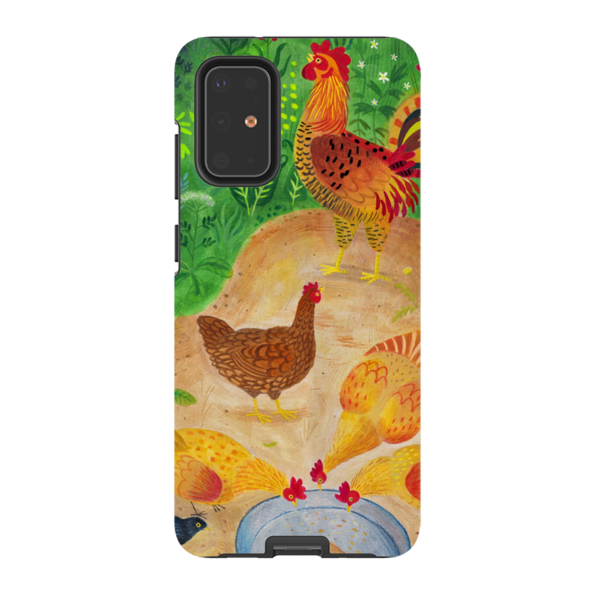Samsung Tough Case - Chickens By Bex Parkin