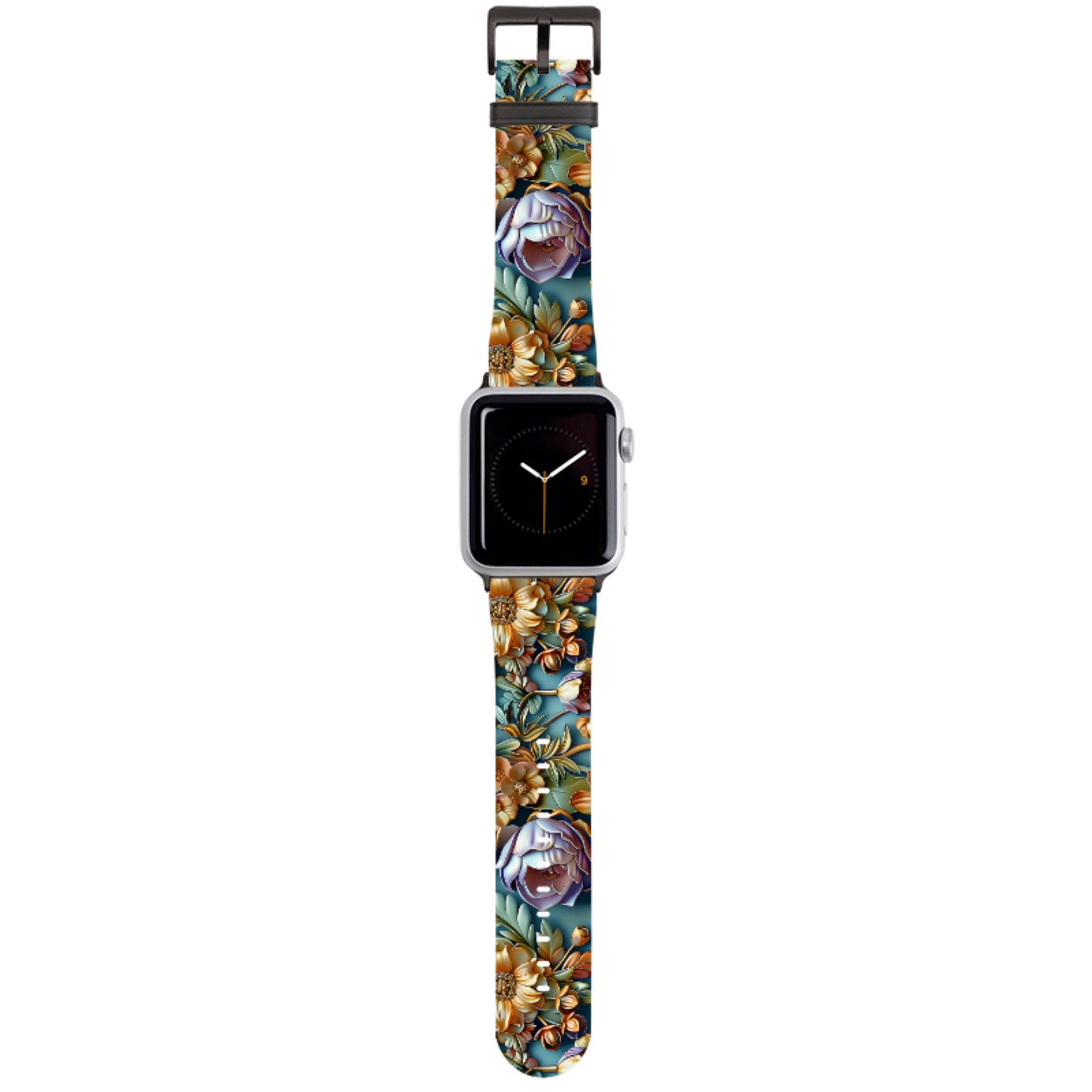 Sage Floral Apple Watch Strap