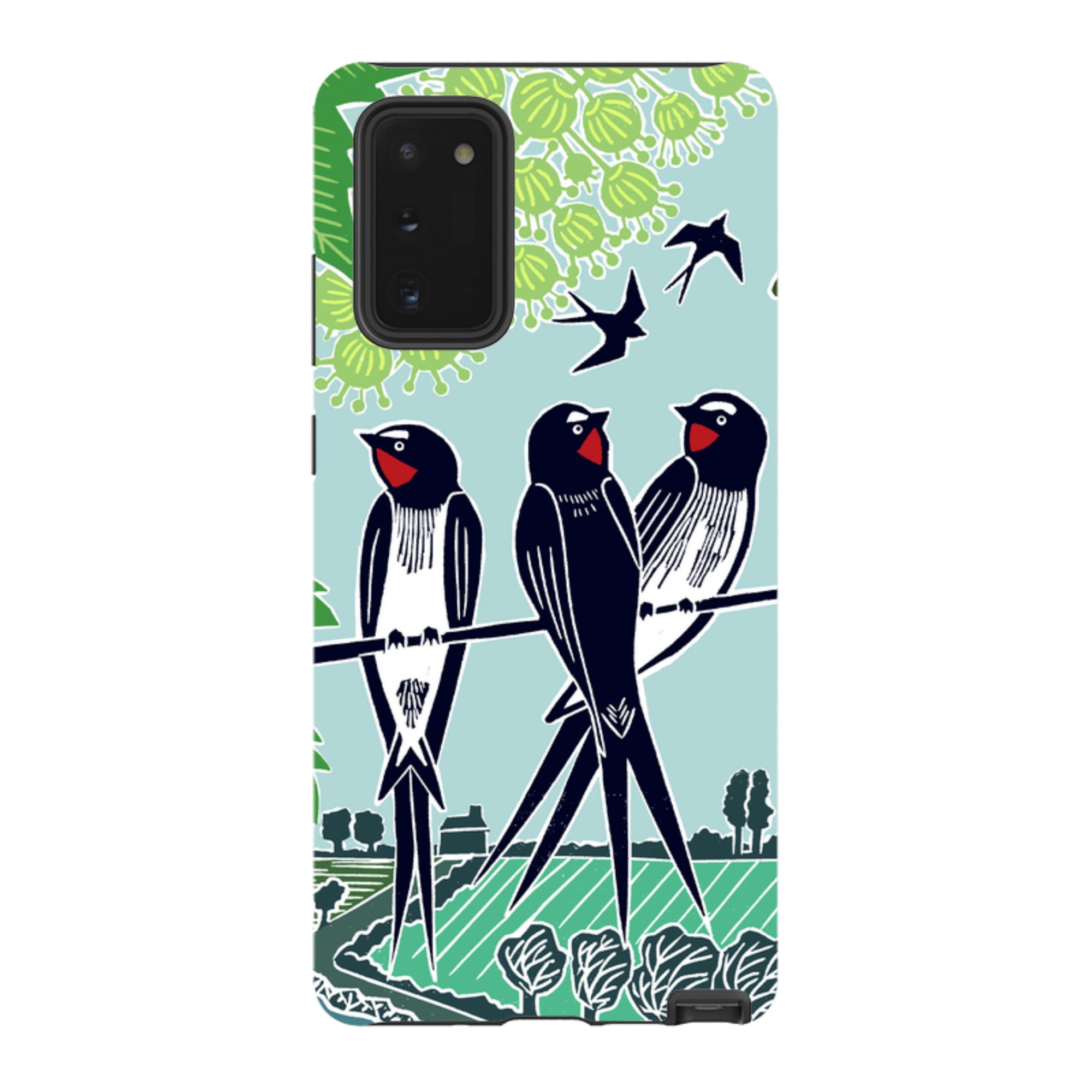 Samsung Tough Case - Swallows By Kate Heiss