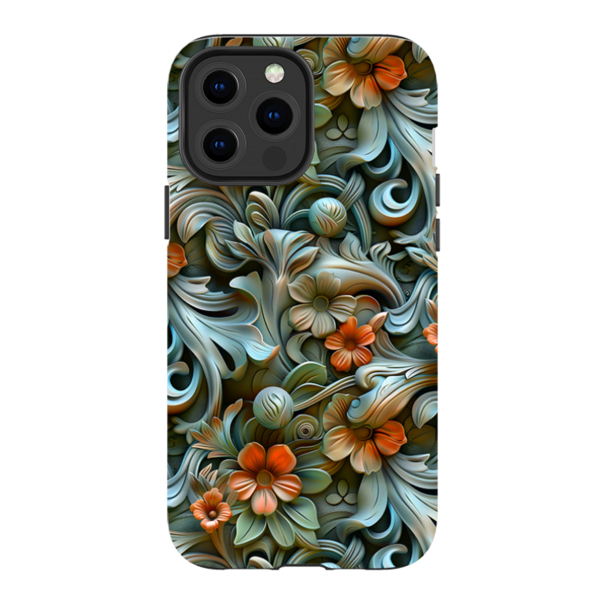 iPhone Tough Case -Clover Floral
